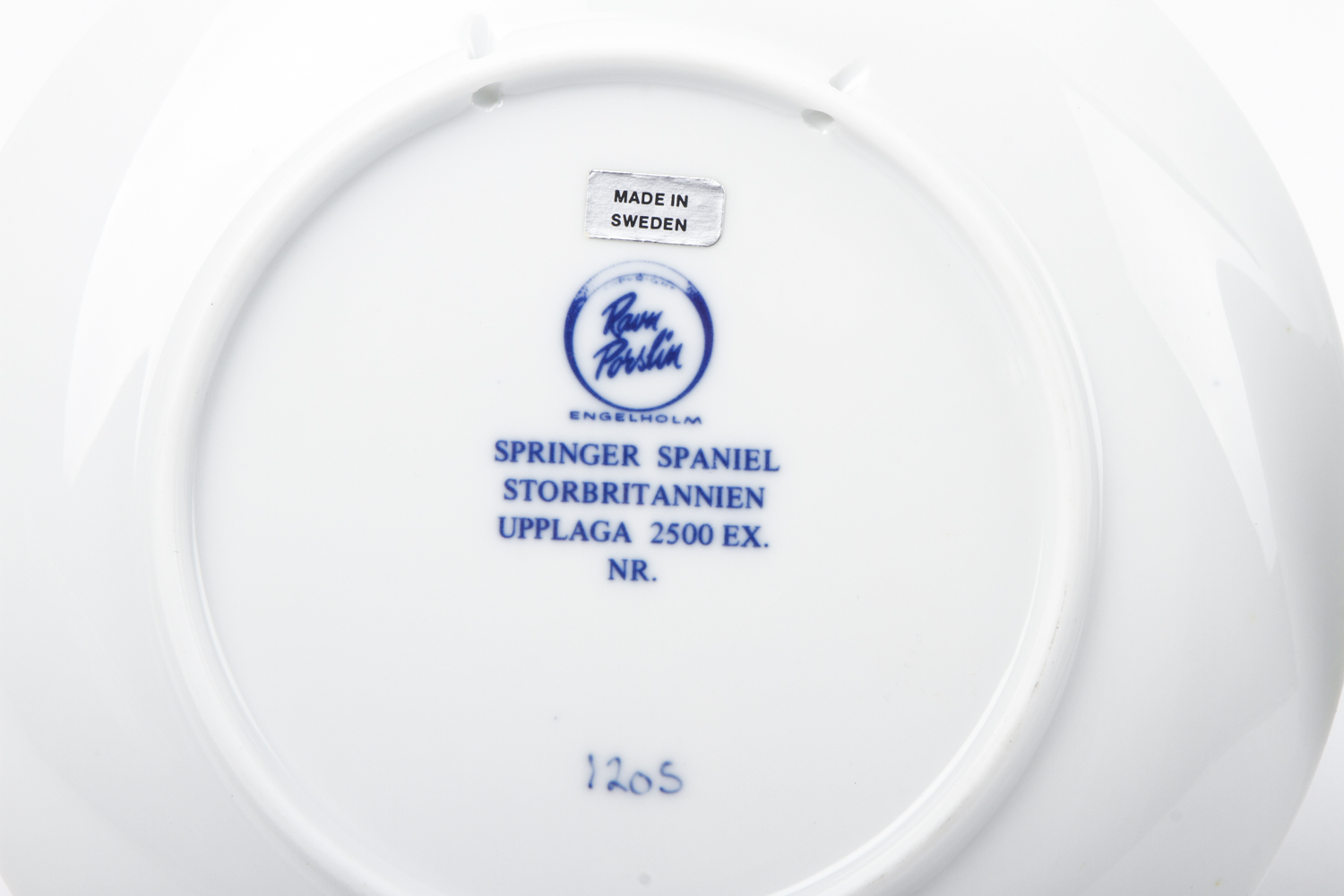 Ravn Porslin and Hundeplatte Decorative Porcelain Plates