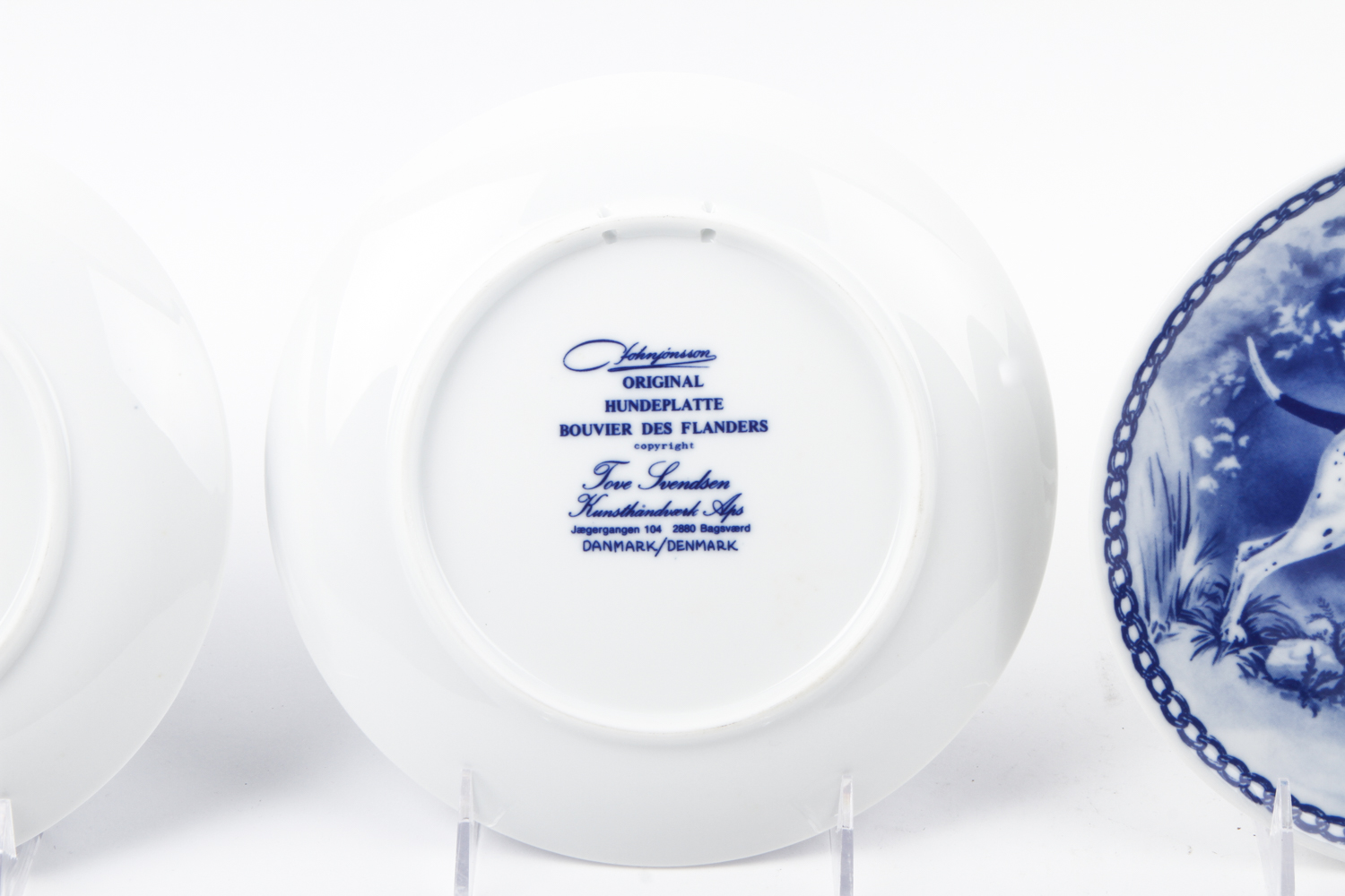 Ravn Porslin and Hundeplatte Decorative Porcelain Plates