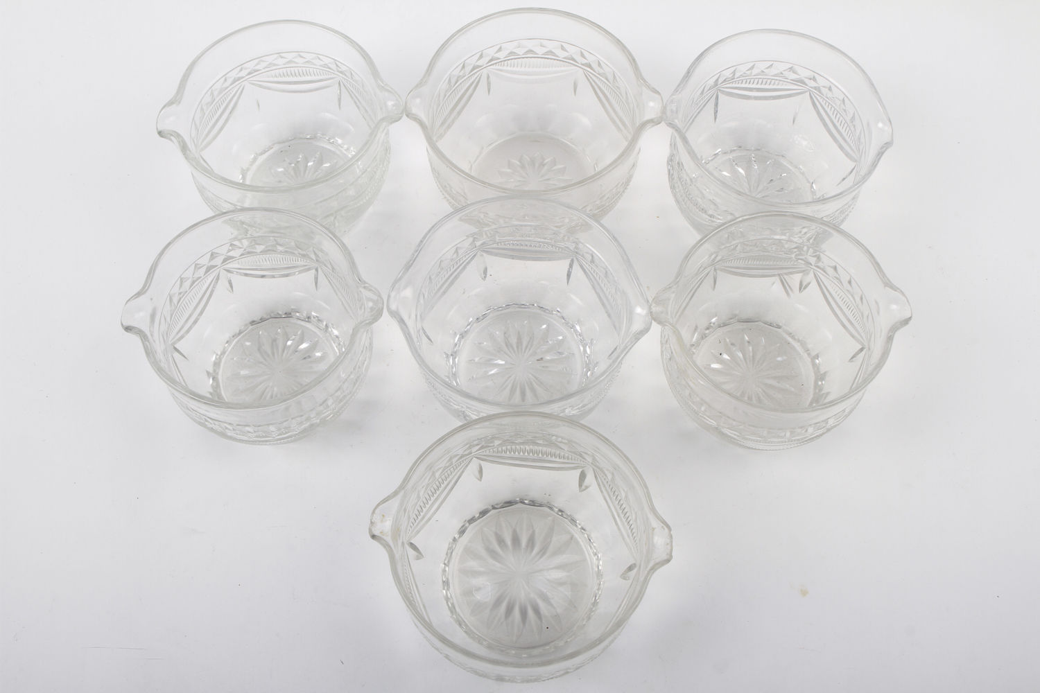 Set of Antique Glass Wine Rinsers