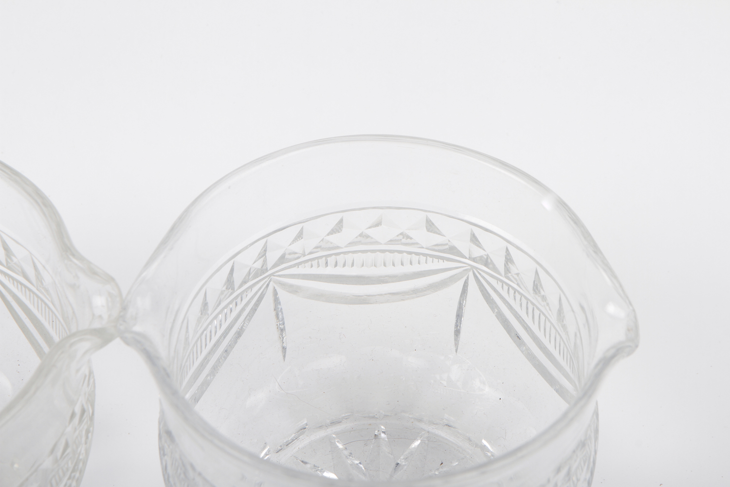 Set of Antique Glass Wine Rinsers