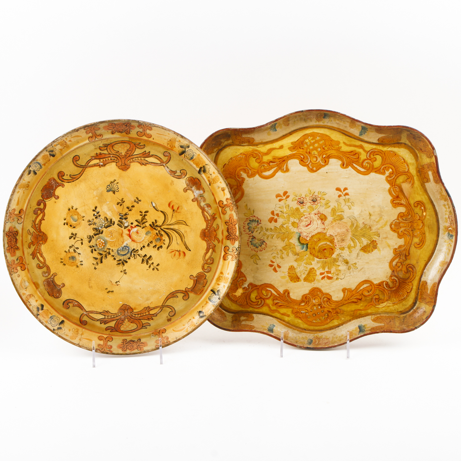 Florentine Style Hand Painted Trays