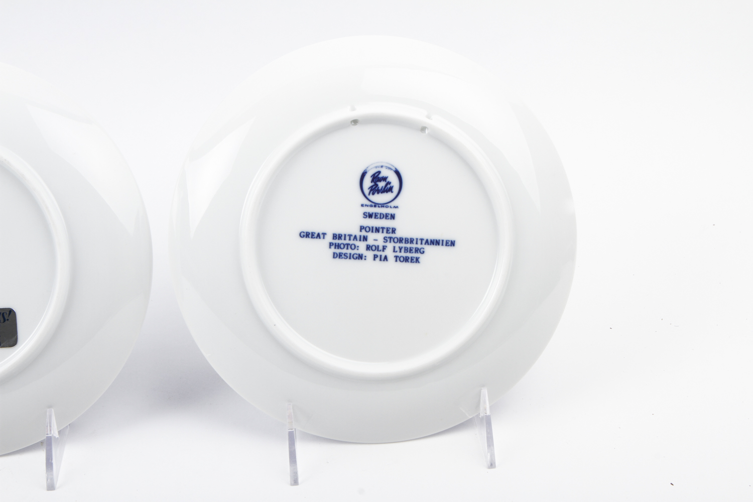 Ravn Porslin and Hundeplatte Decorative Porcelain Plates