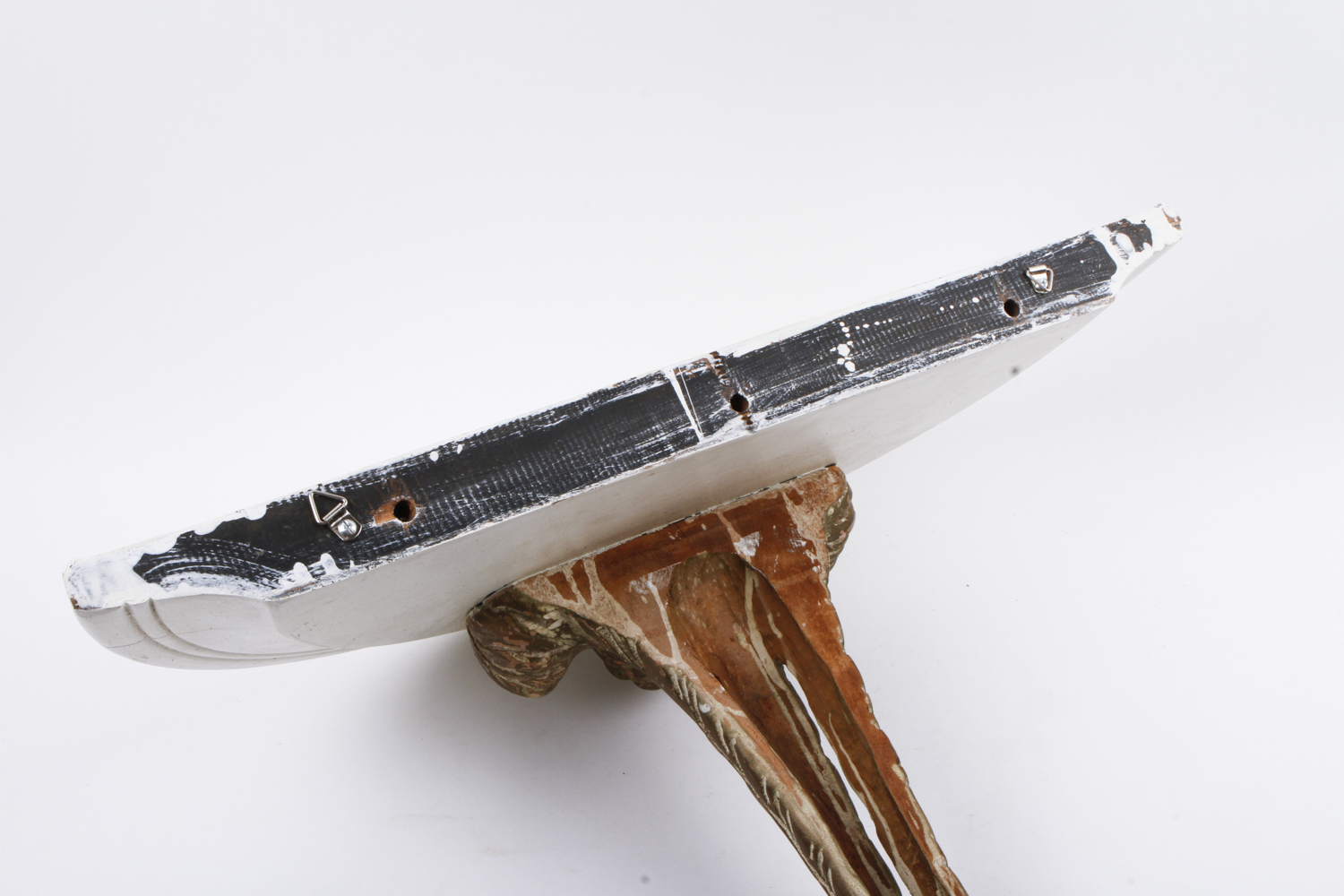 Small Antique Corbel Bracket Console Table