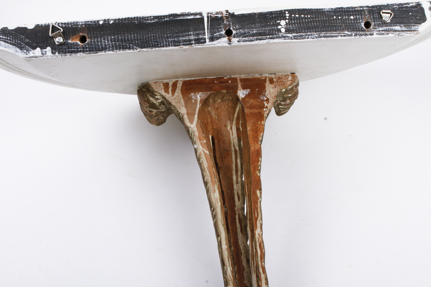 Small Antique Corbel Bracket Console Table