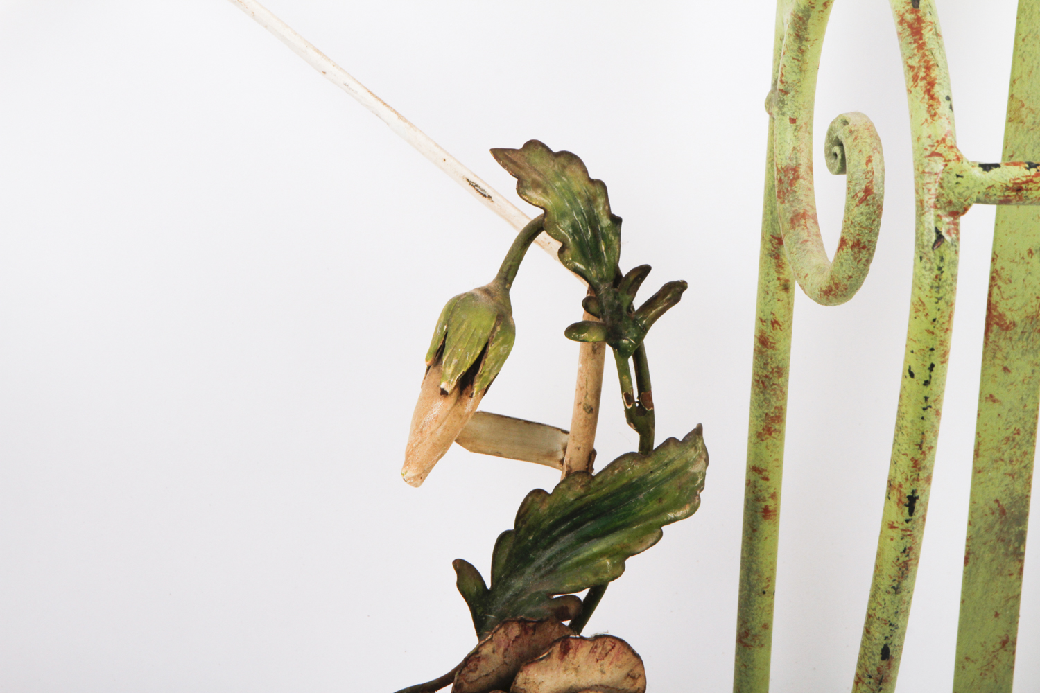 Iron Magazine Rack and Wall Hanging