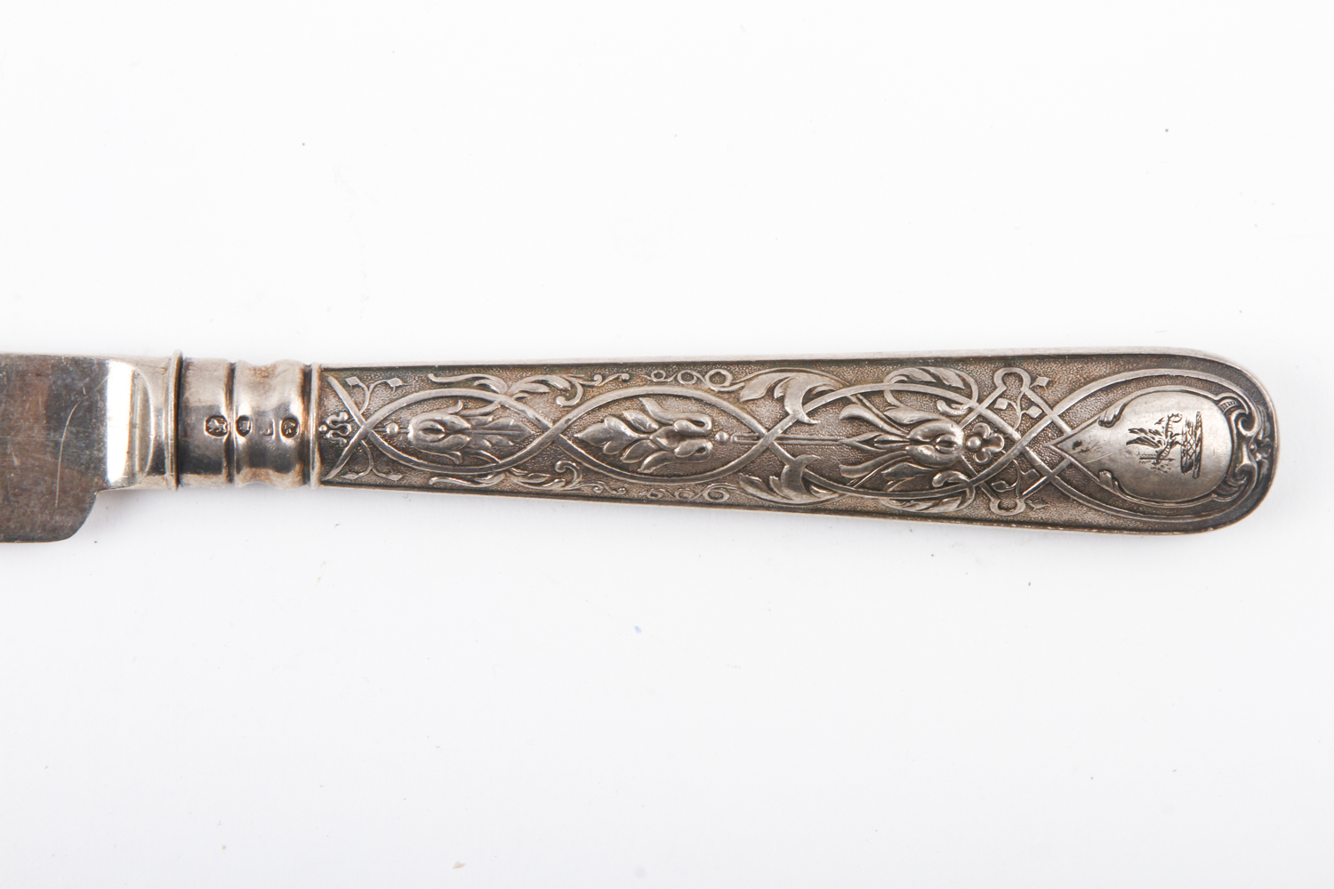 Sterling and 800 Silver Hollow Handled Pieces