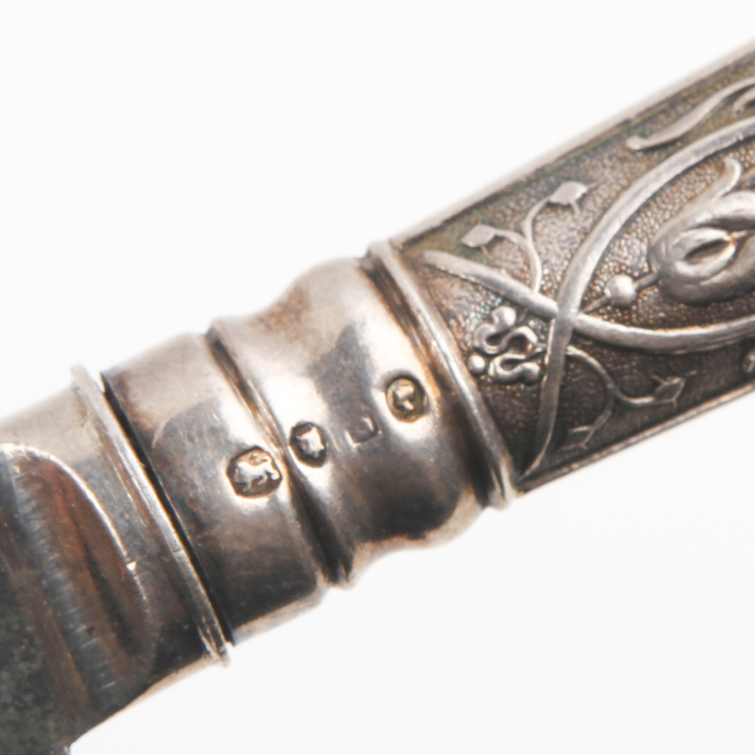 Sterling and 800 Silver Hollow Handled Pieces