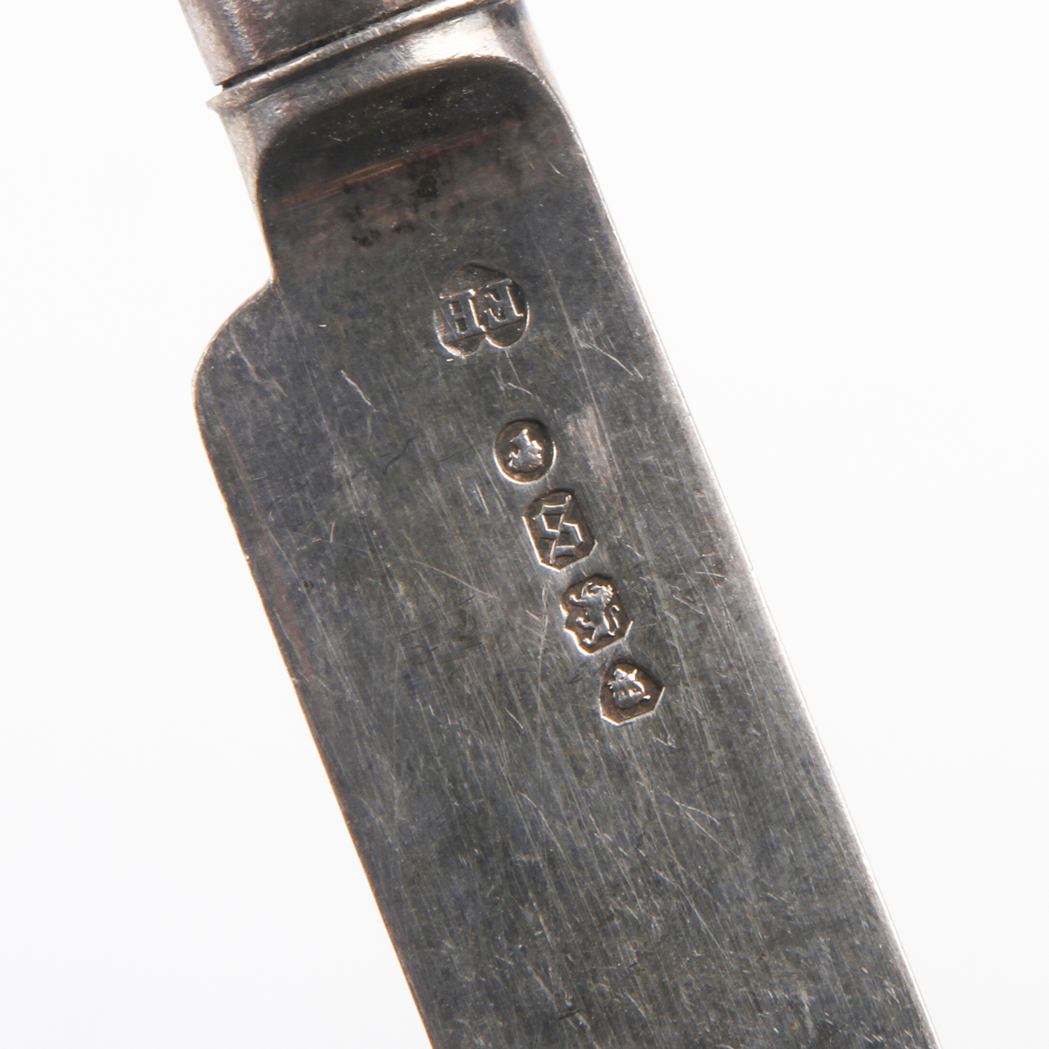 Sterling and 800 Silver Hollow Handled Pieces