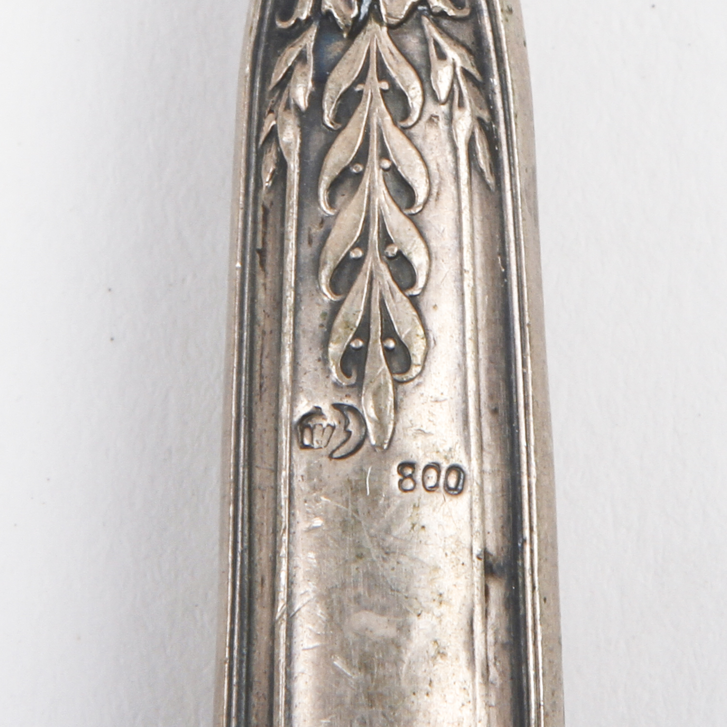 Sterling and 800 Silver Hollow Handled Pieces