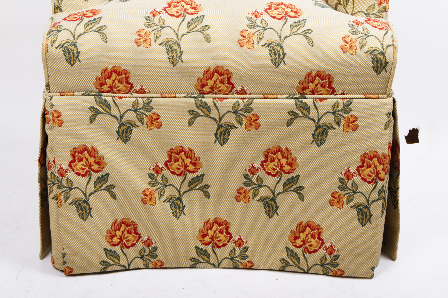 Tufted Armchair with Casters