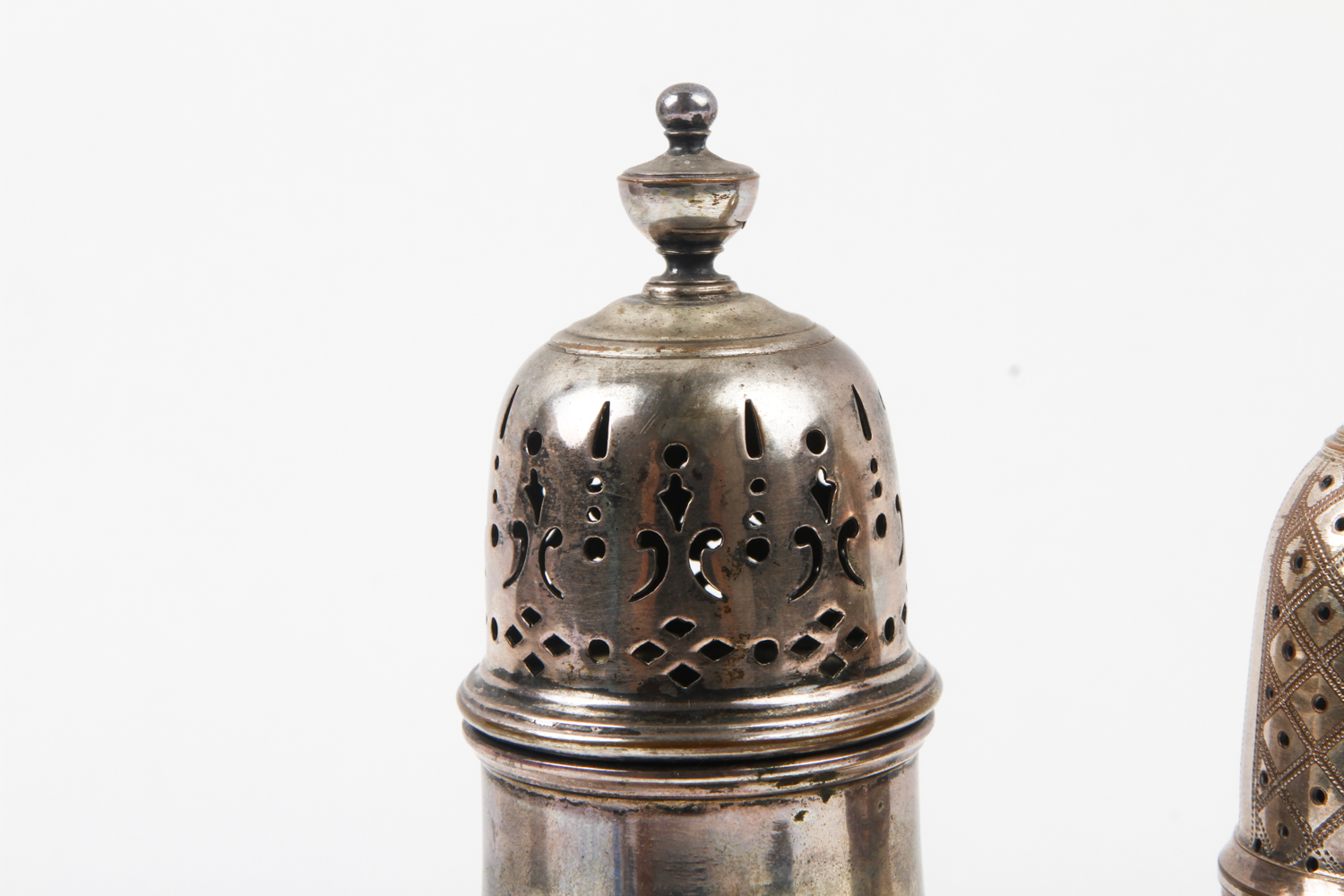 Pair of Silver Plate Sugar Casters
