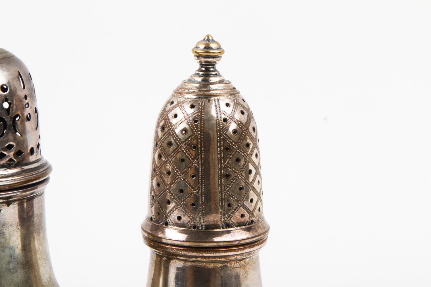 Pair of Silver Plate Sugar Casters