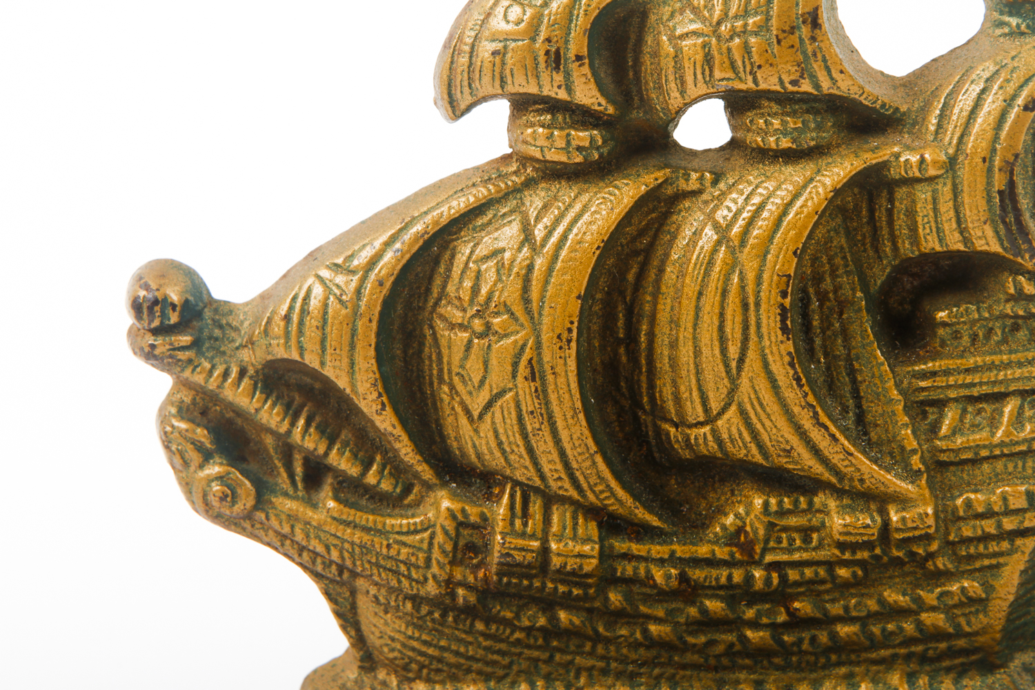 Antique Ship Galleon Bookends