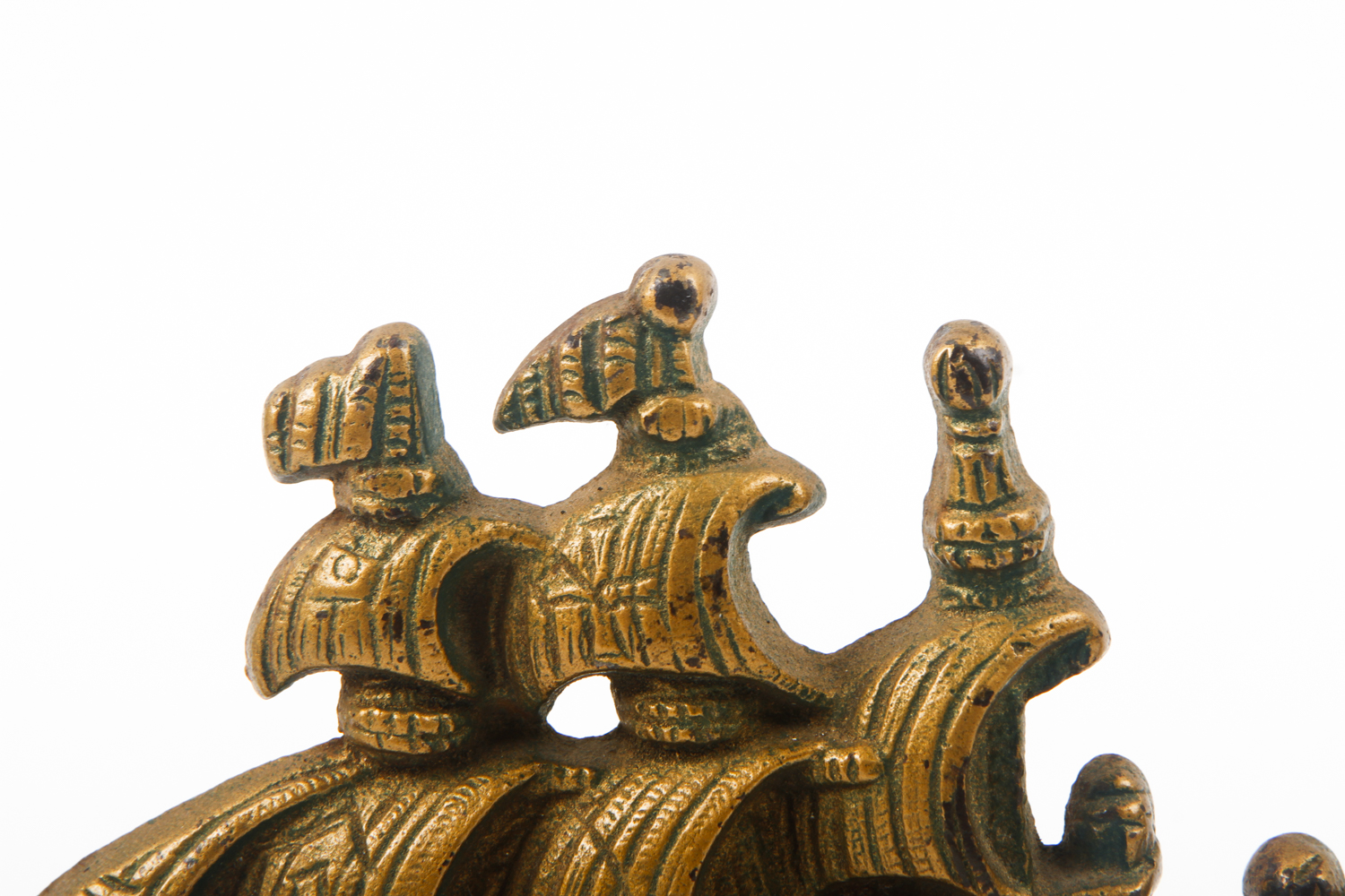 Antique Ship Galleon Bookends