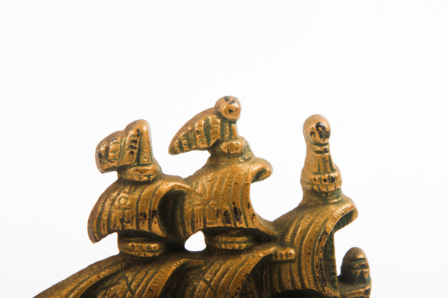 Antique Ship Galleon Bookends