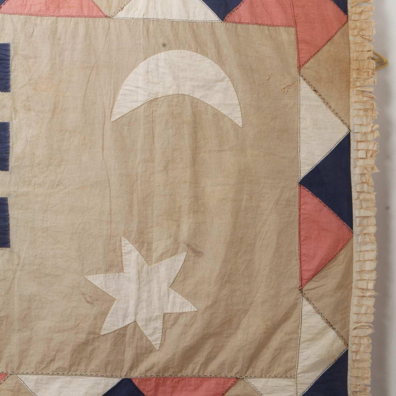 Framed Antique British Colony Flag