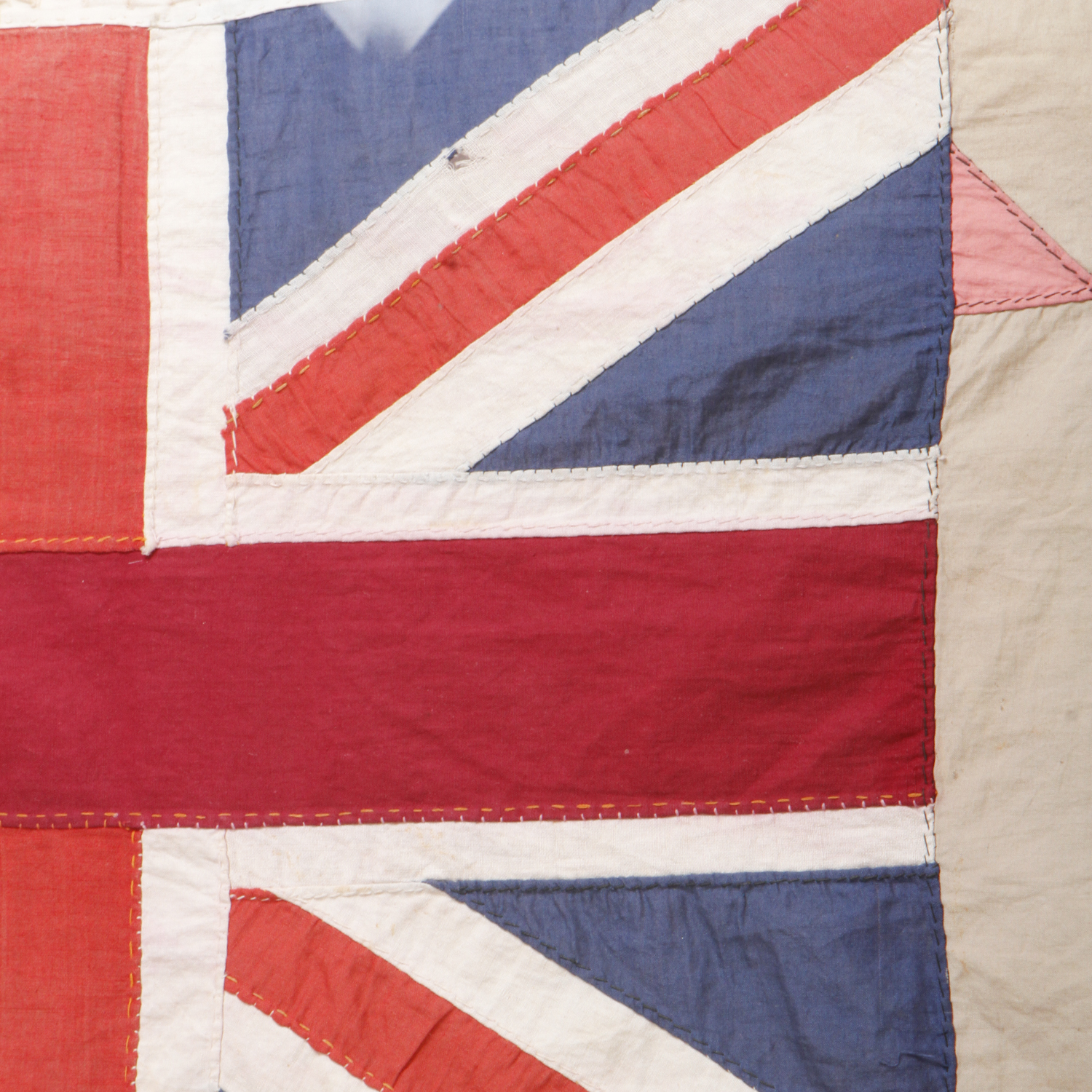 Framed Antique British Colony Flag