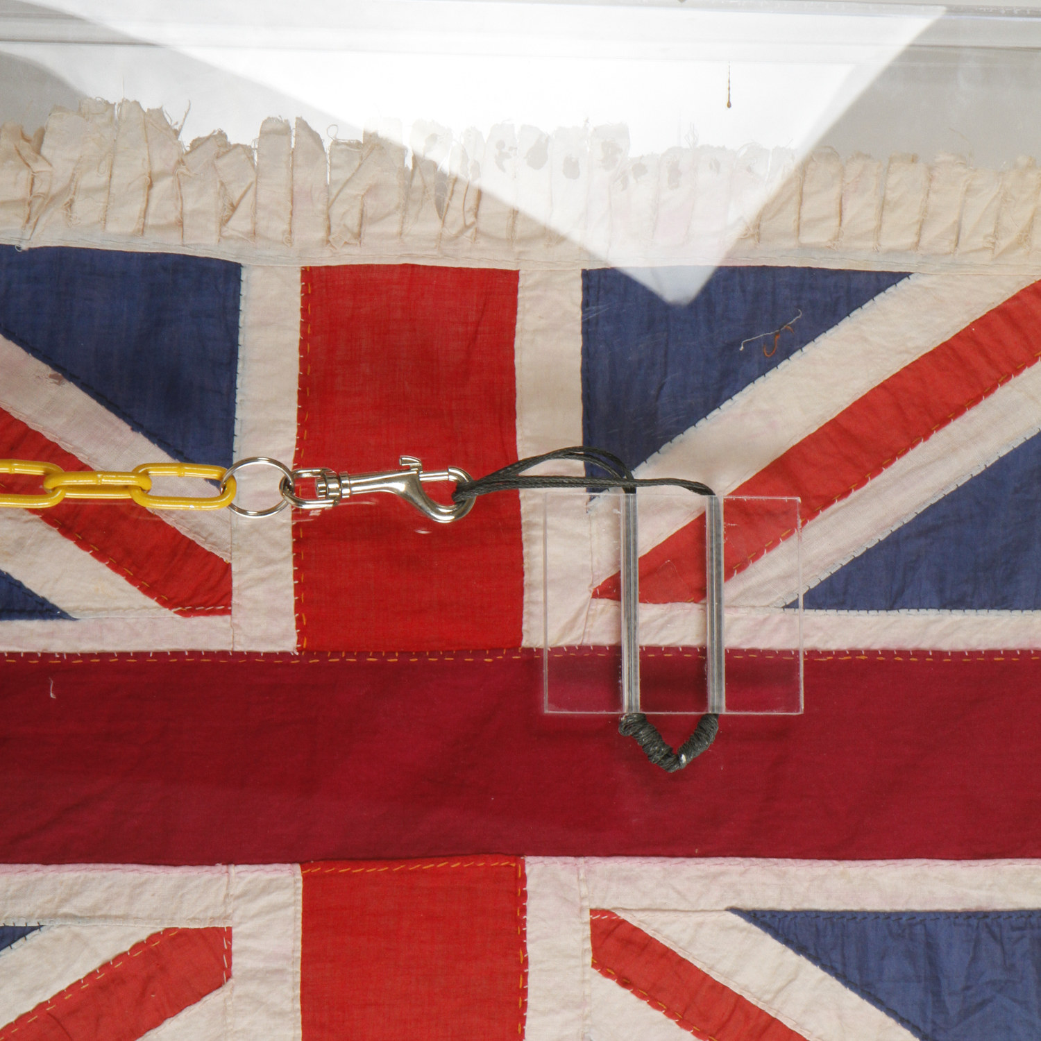 Framed Antique British Colony Flag