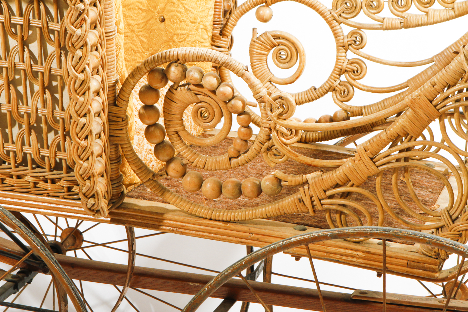 Victorian Wicker Pram