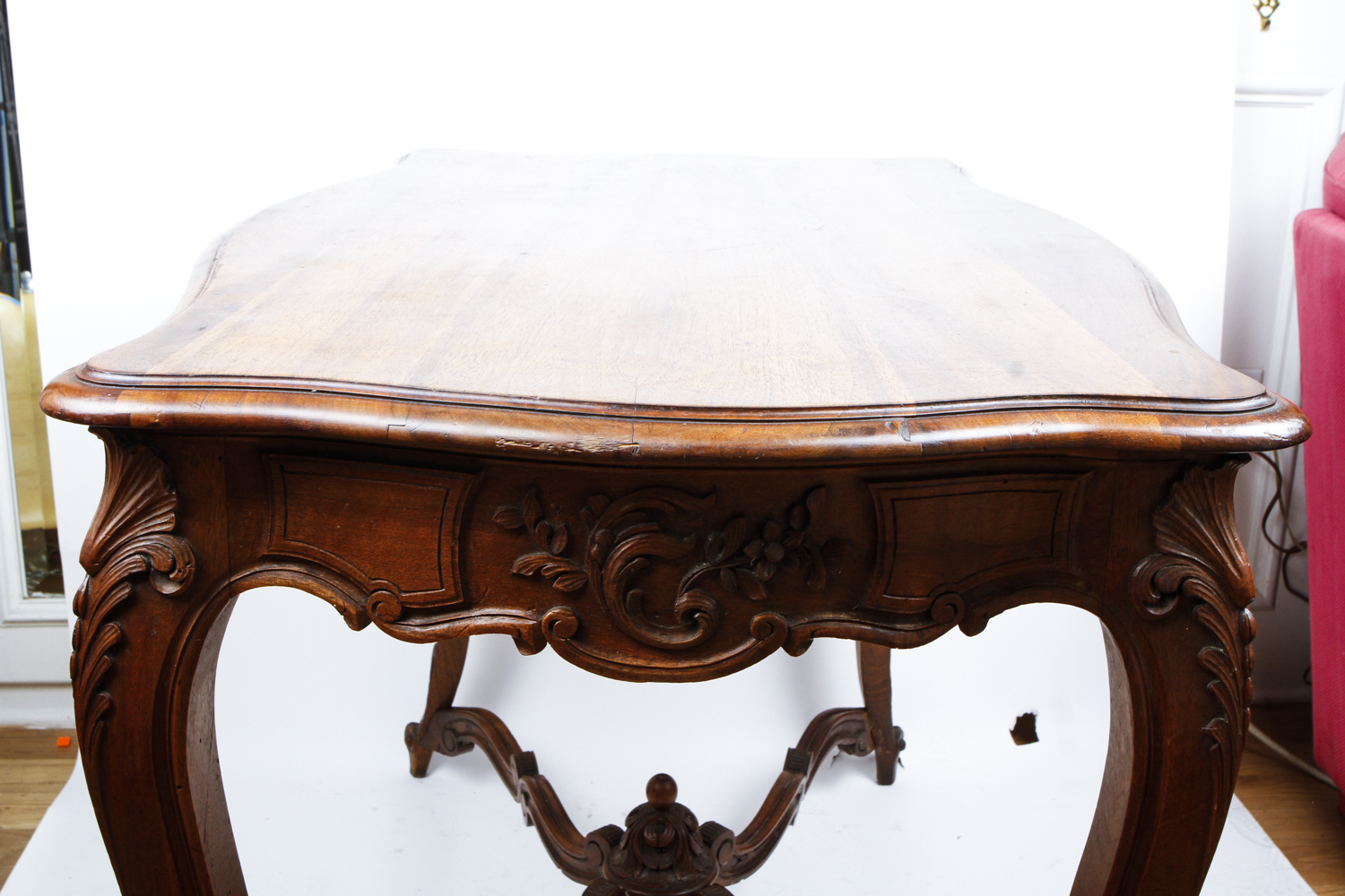 French Provincial Style Single Side Drawer Writing Table