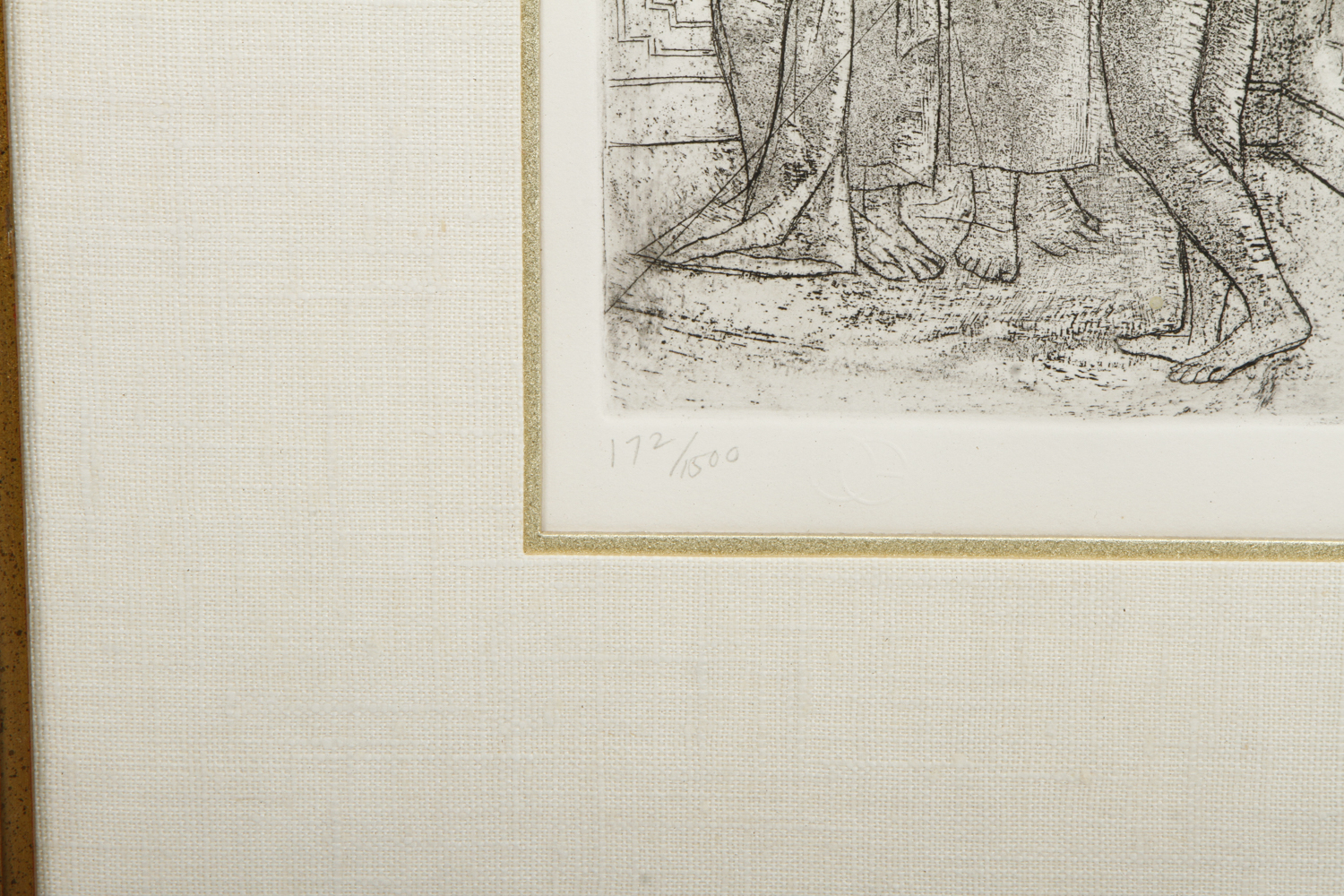 Restrike Etching of Pablo Picasso's "Groupe De Trois Femmes"