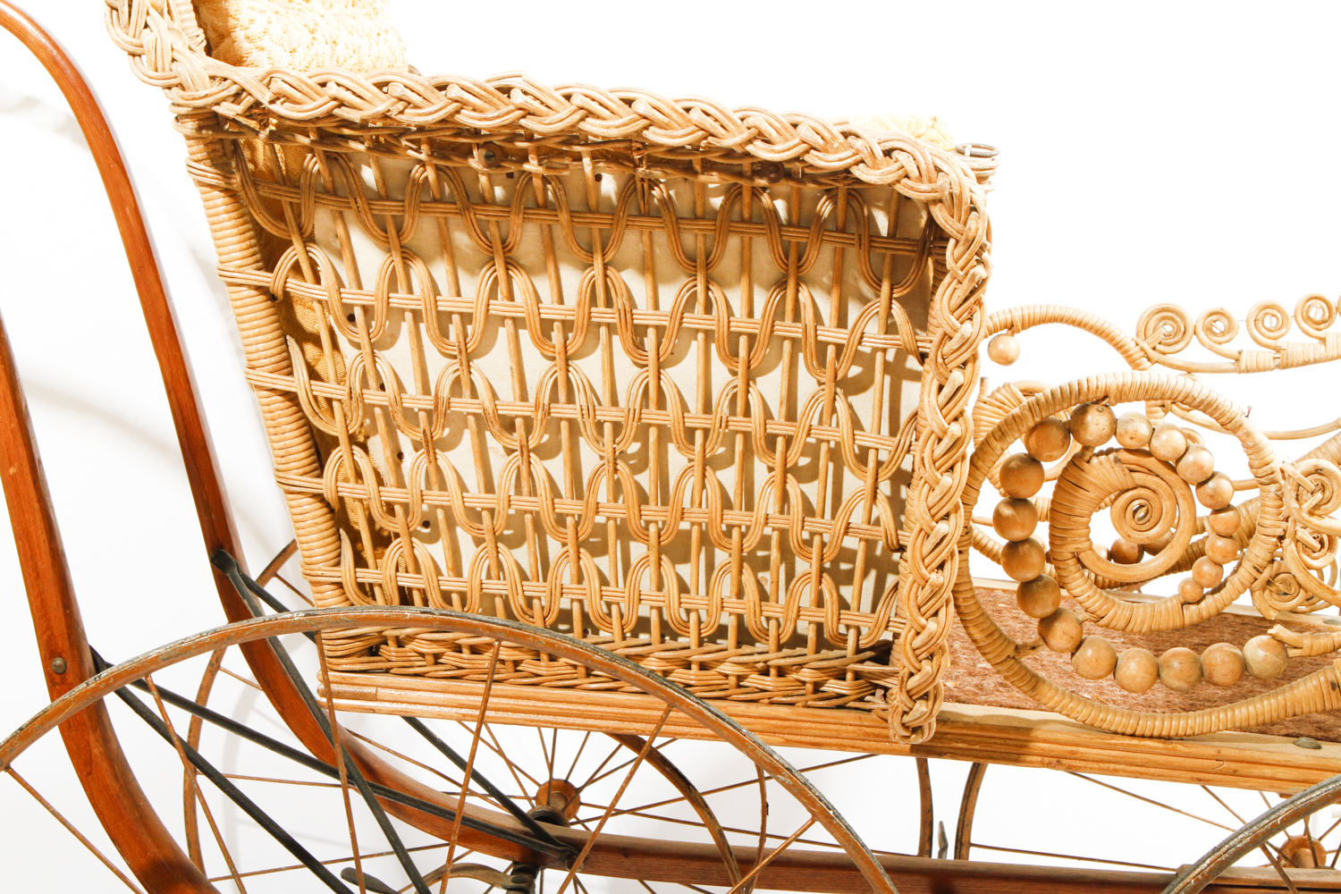 Victorian Wicker Pram