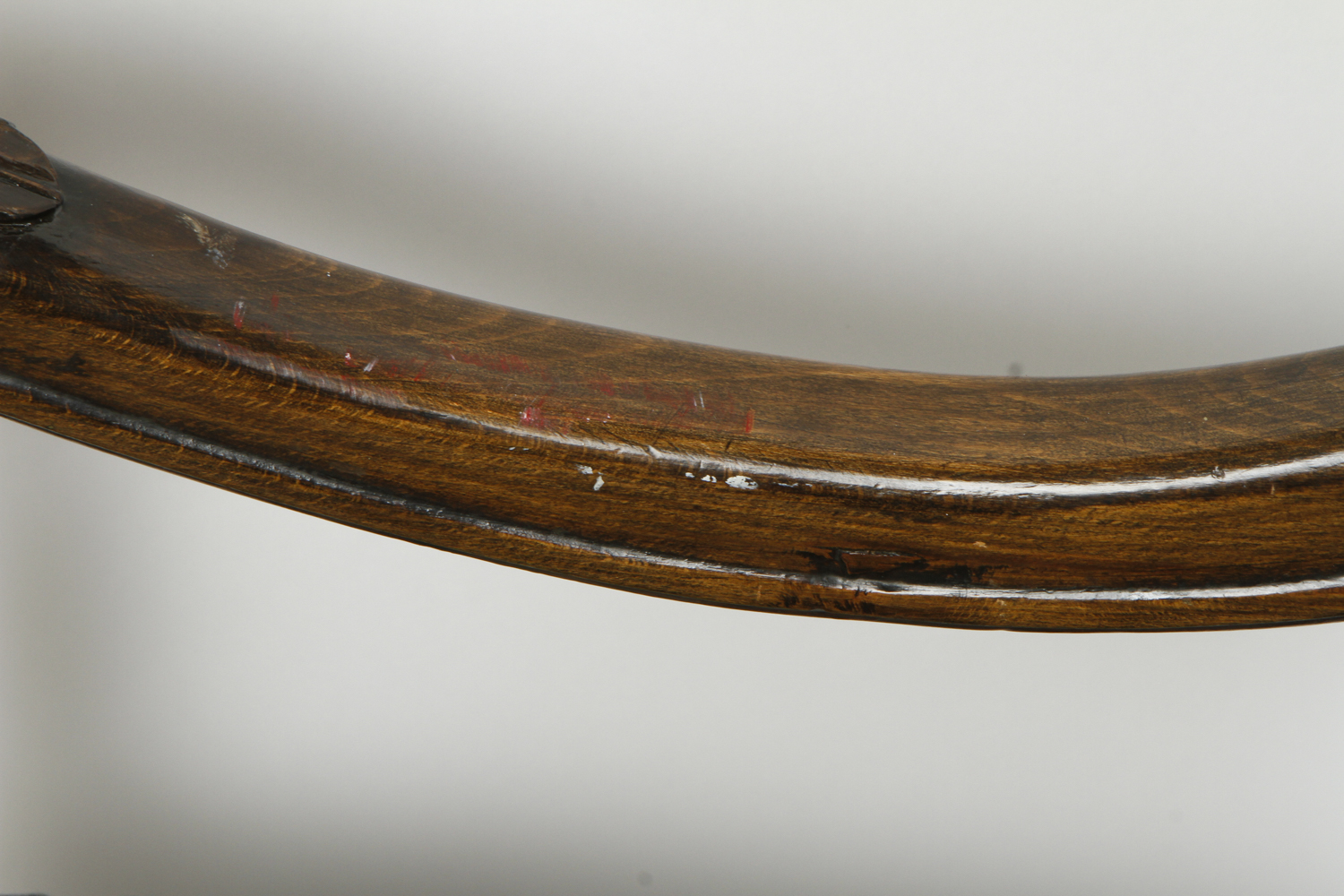 Carved Italian Throne Chair with Donghia Cut Velvet Upholstery