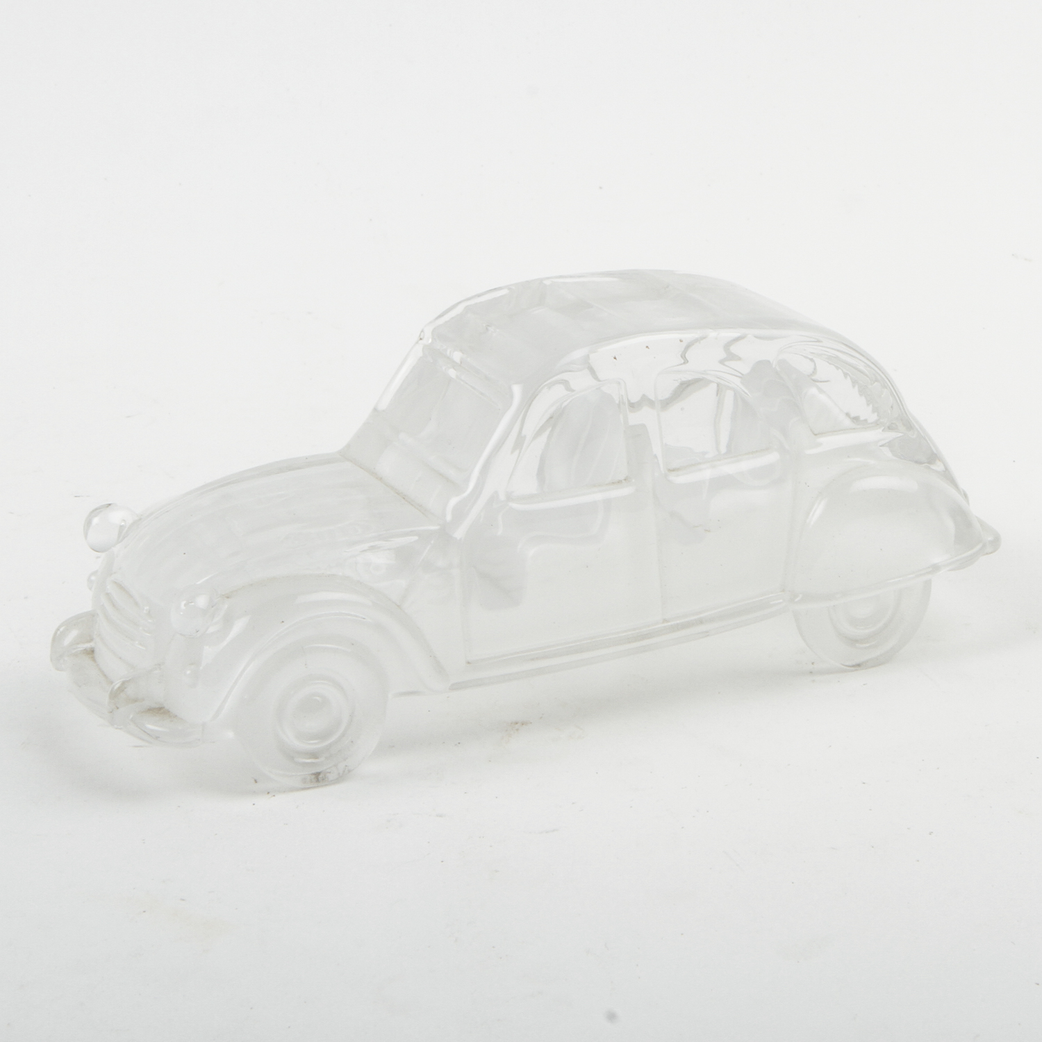 Glass Citroen 2CV Figurine