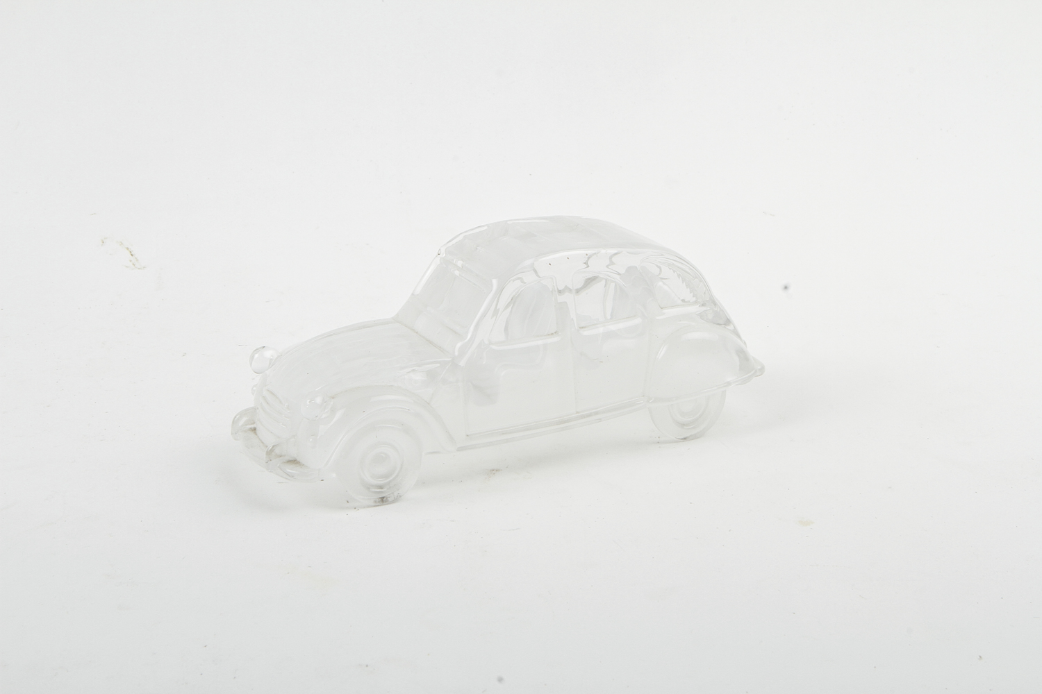 Glass Citroen 2CV Figurine