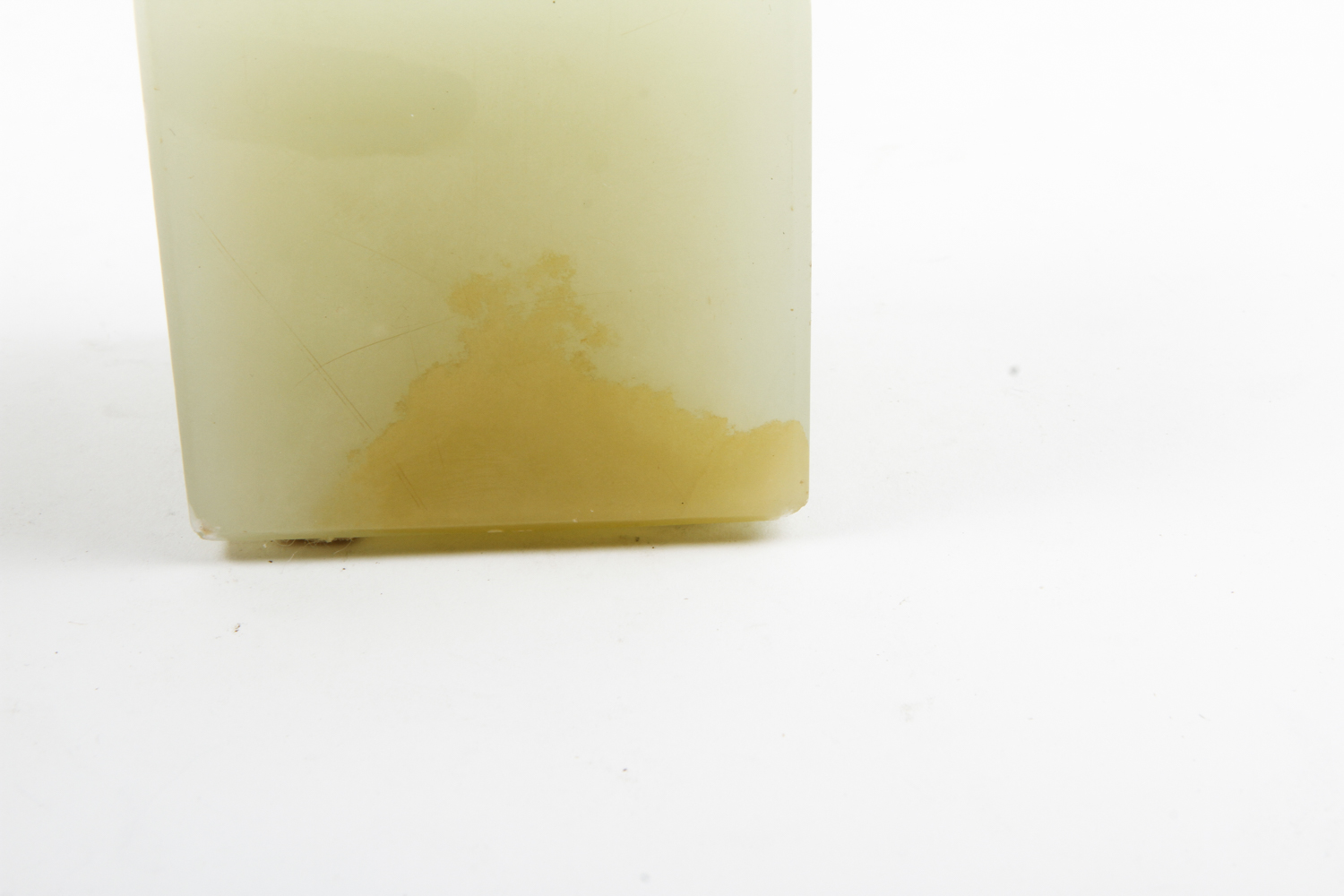 Green Quartz Cube Paperweight