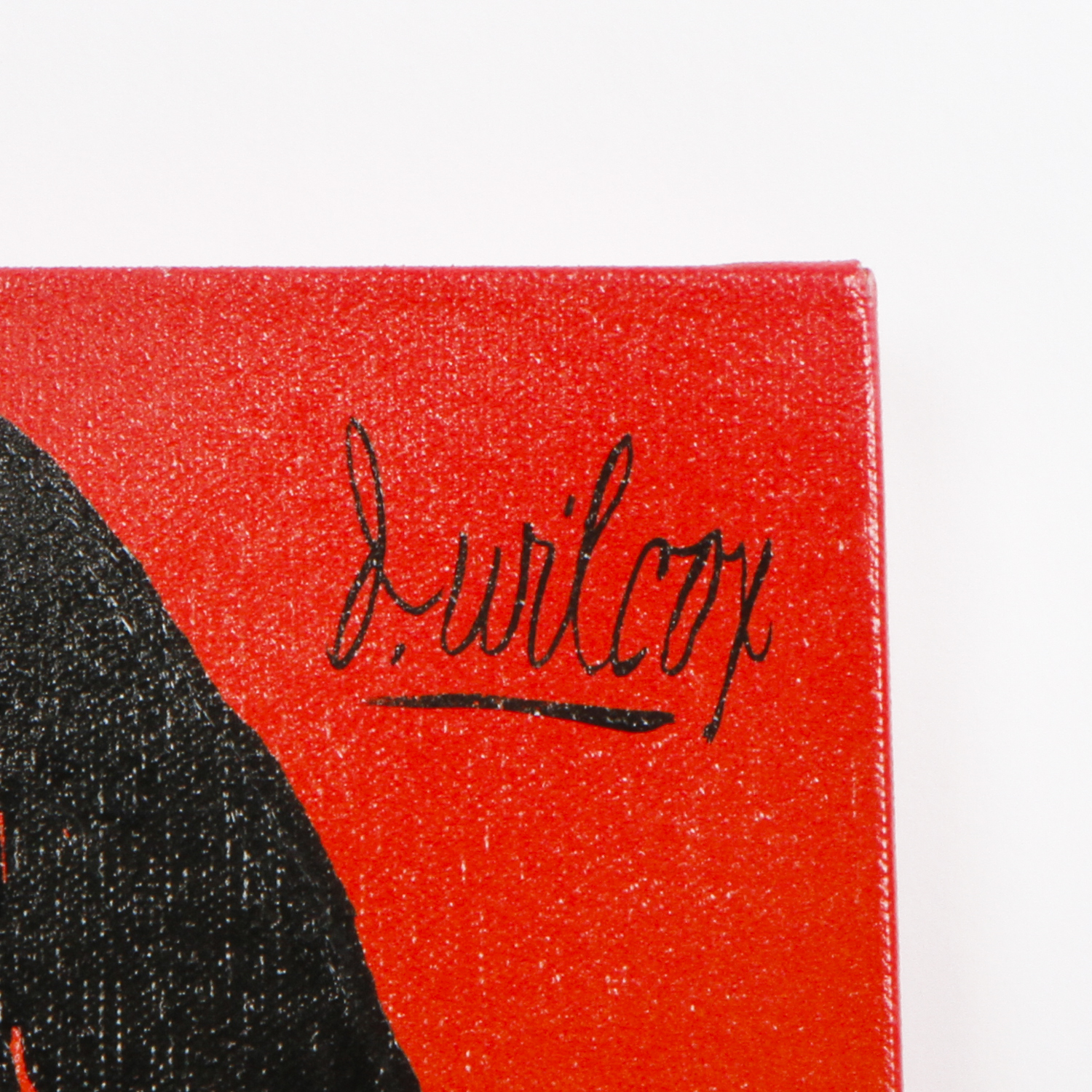 Dave Wilcox Spray Paint and Acrylic on Canvas "Why the long face Mona?"