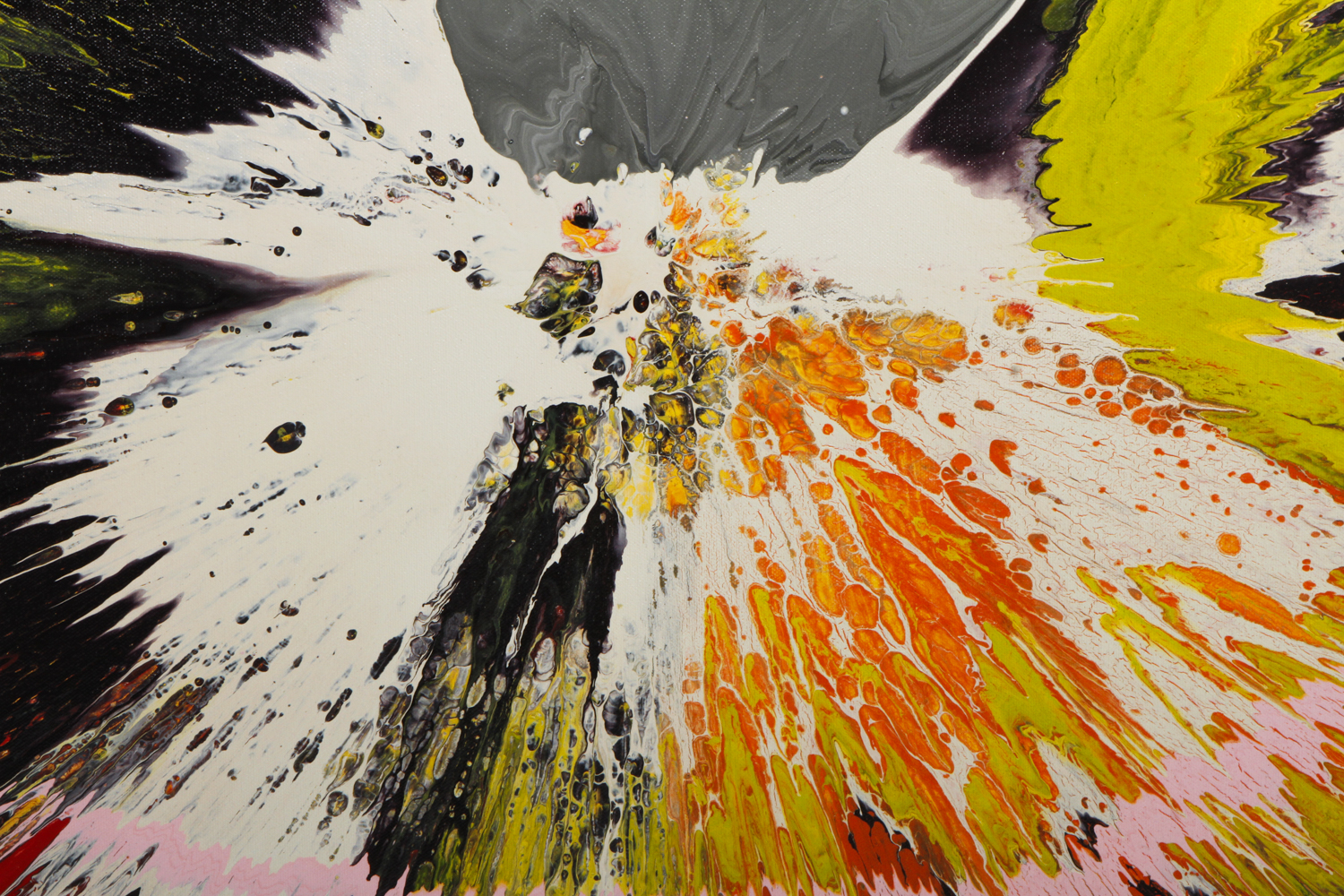 Dave Wilcox Spray Paint and Acrylic on Canvas