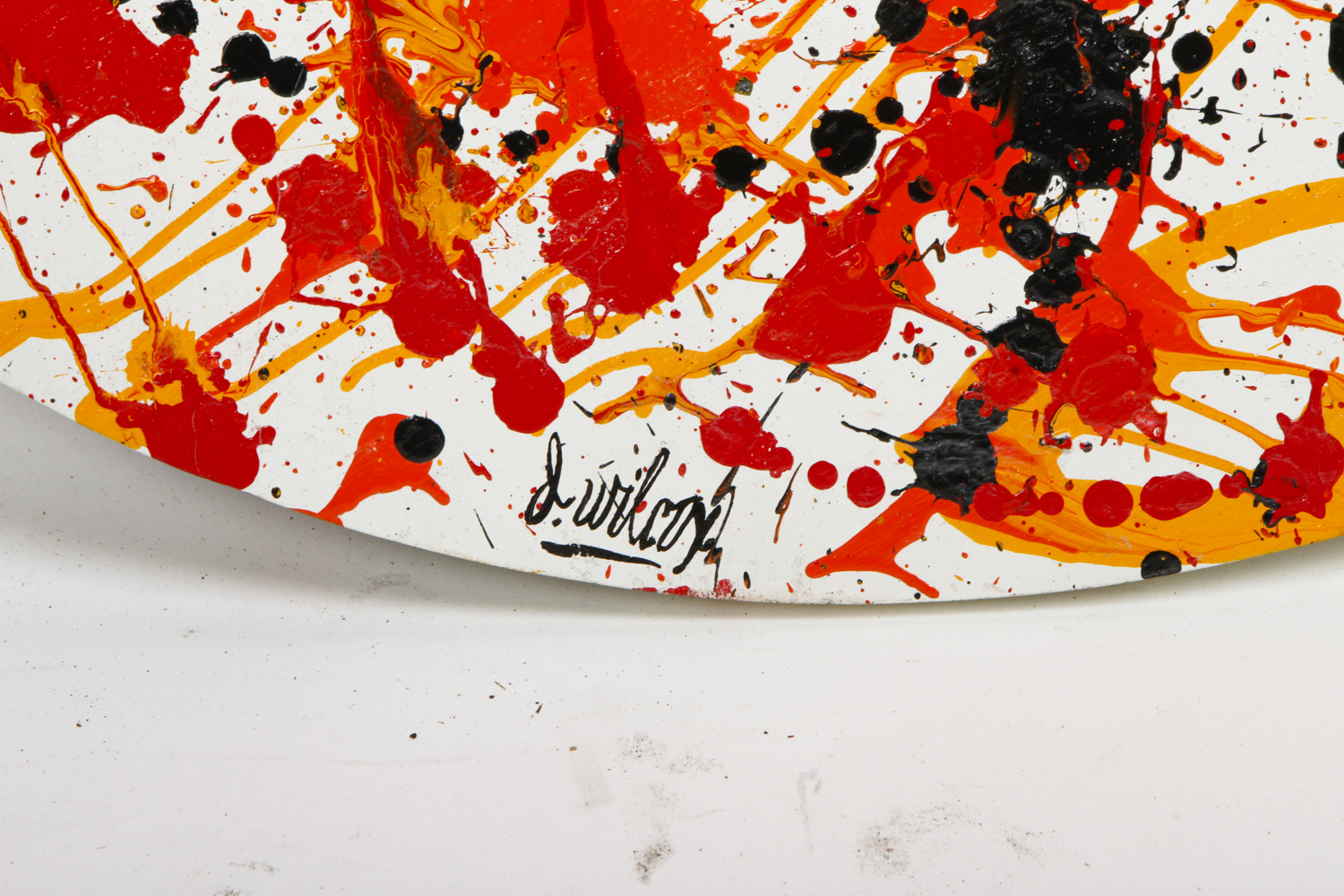 Dave Wilcox Acrylic on Wood Panel