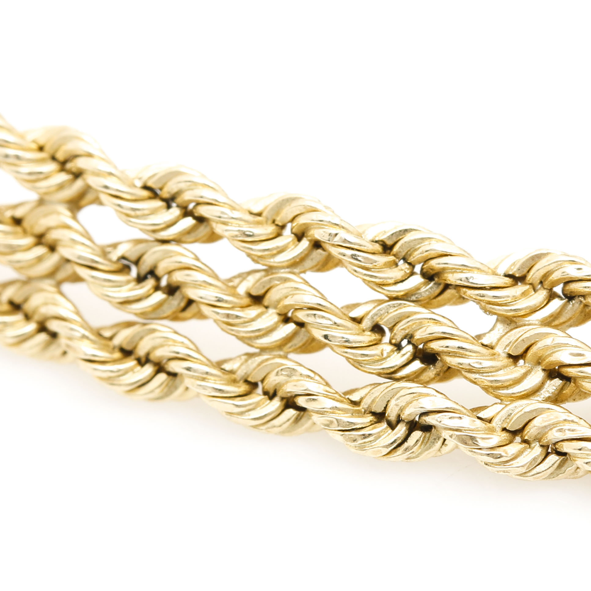 14K Yellow Gold Rope Bracelet