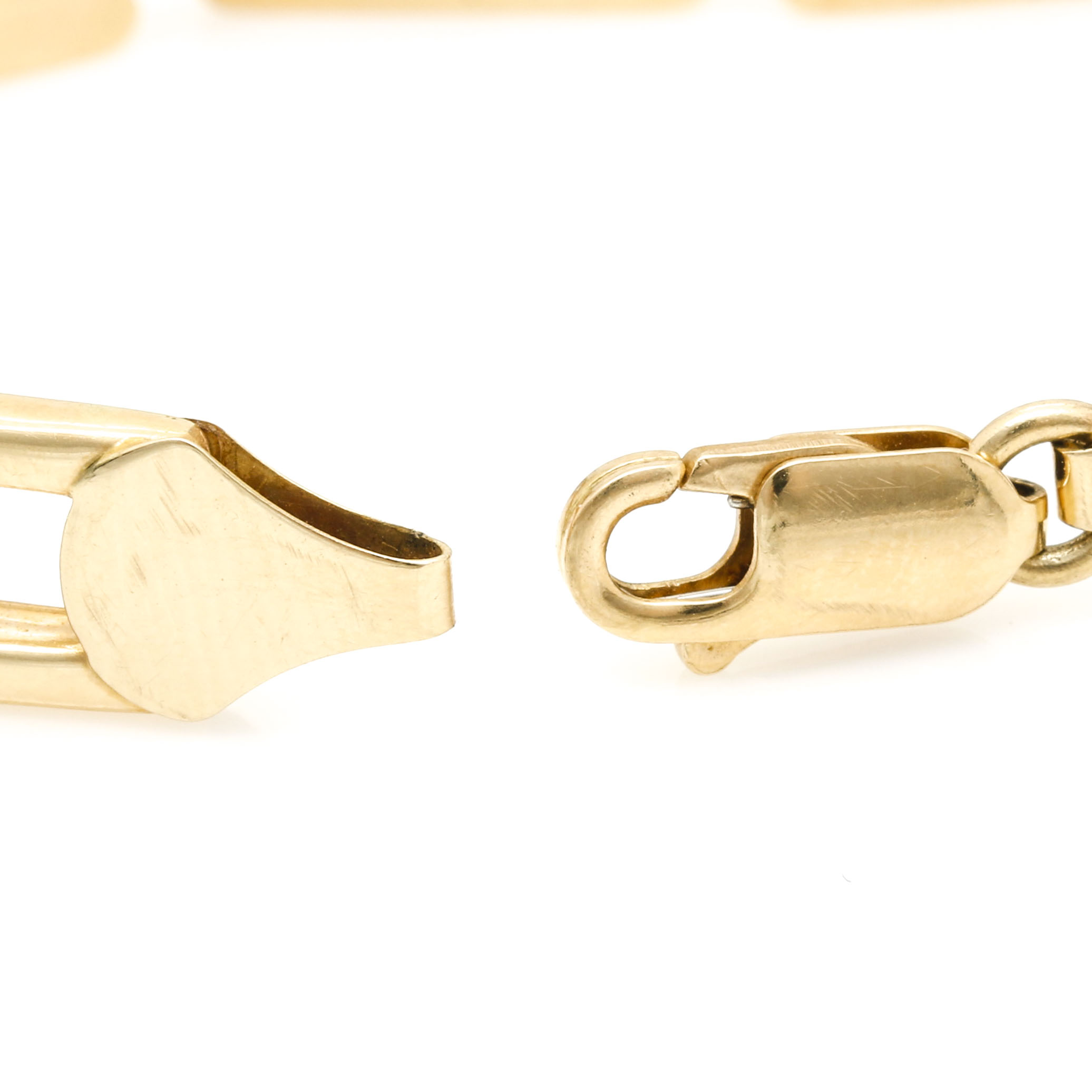 14K Yellow Gold Curb Link Bracelet