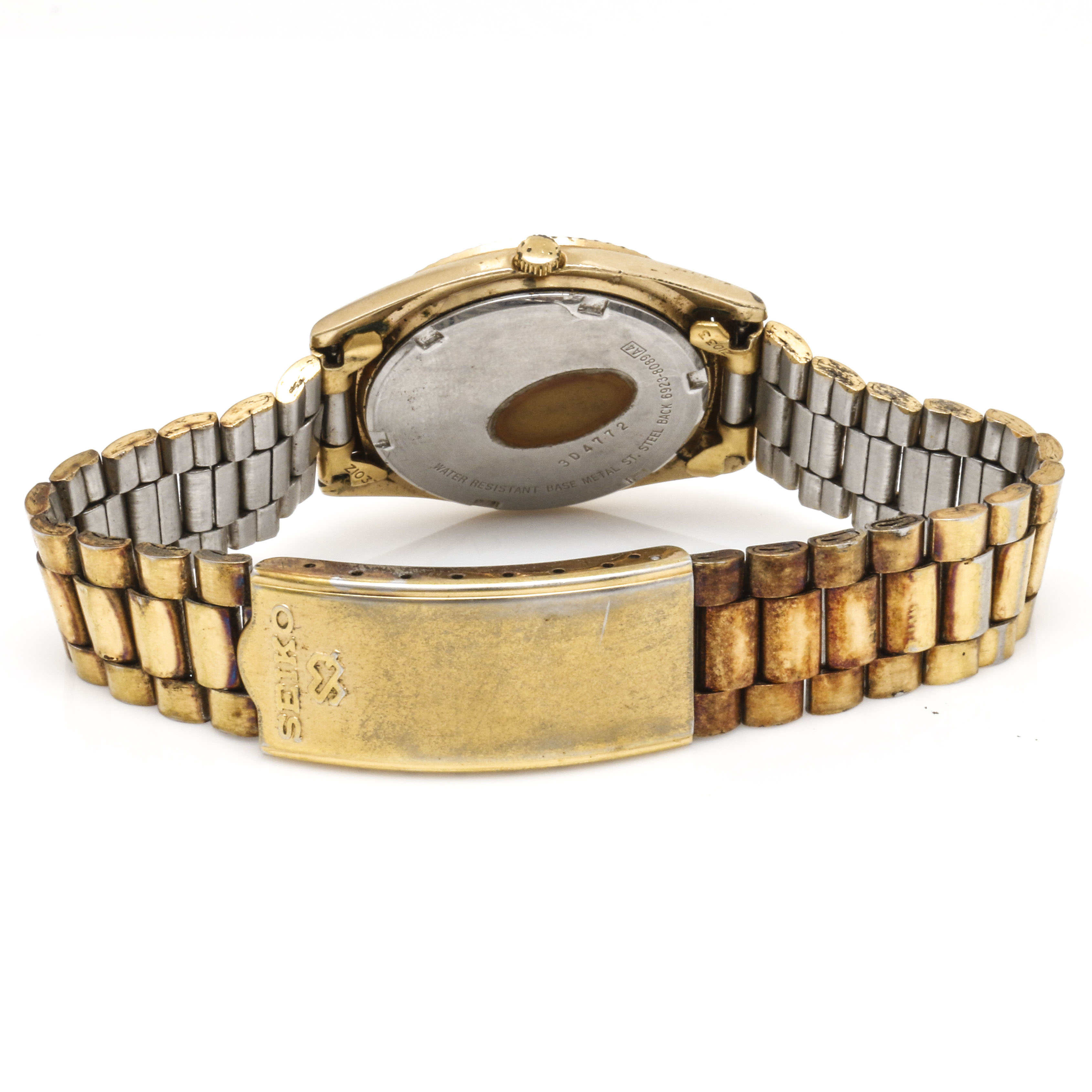 Silver and Gold Tone Seiko Watches