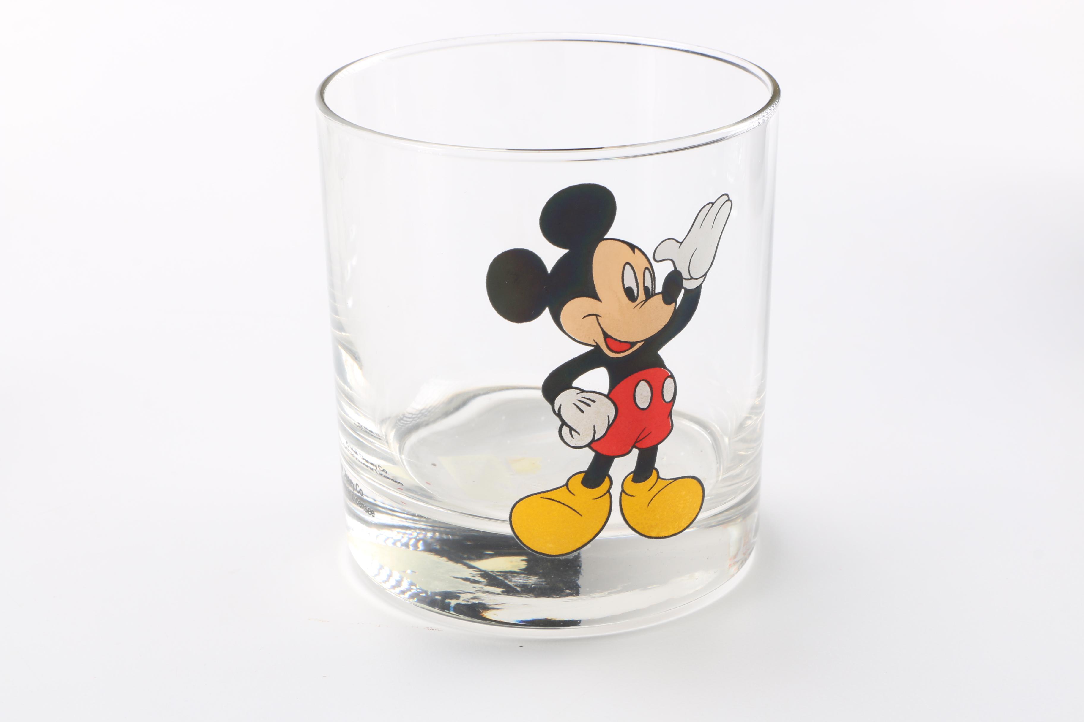 Mickey Mouse and Disney Glassware