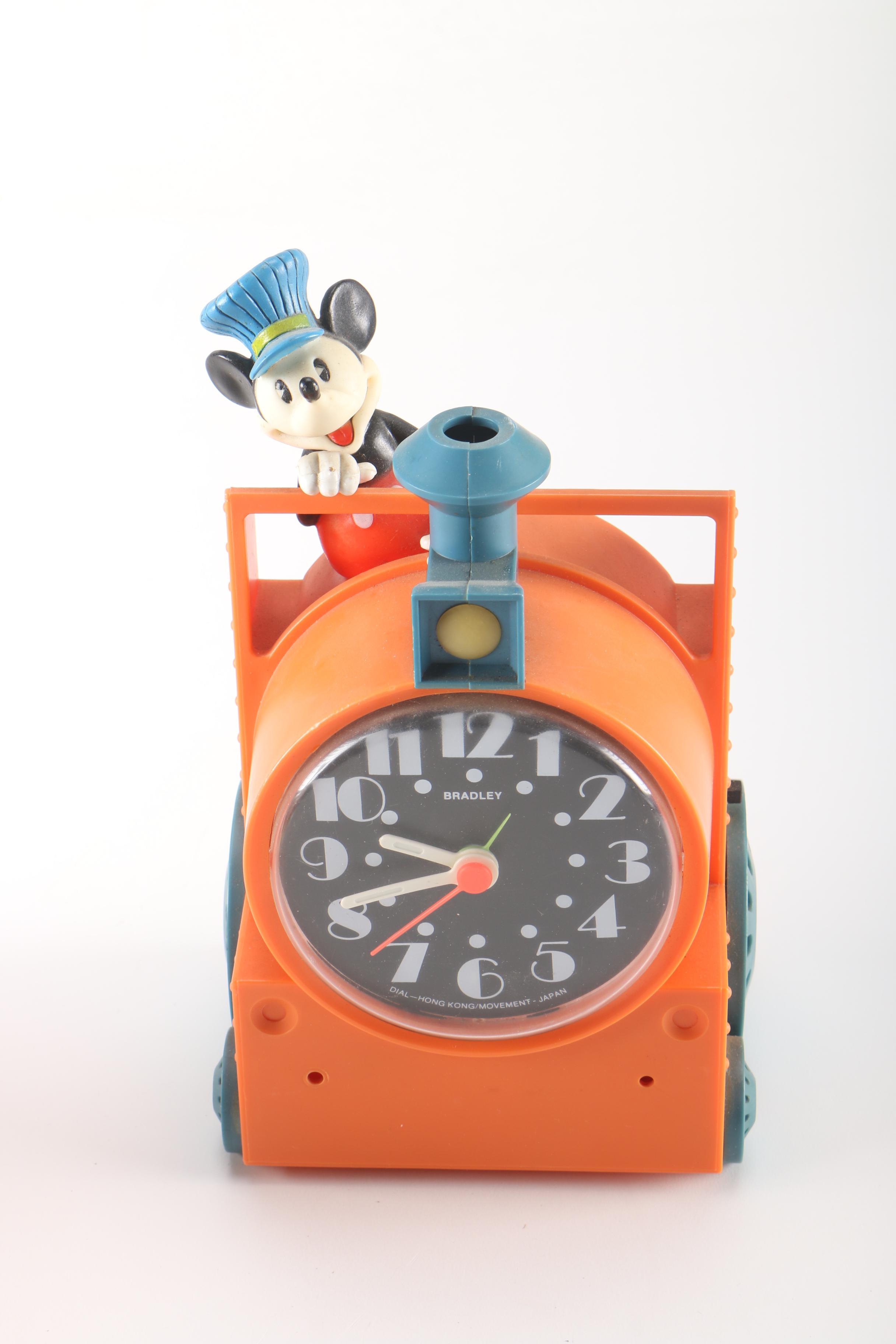1950s and 1970s Mickey Mouse Clocks
