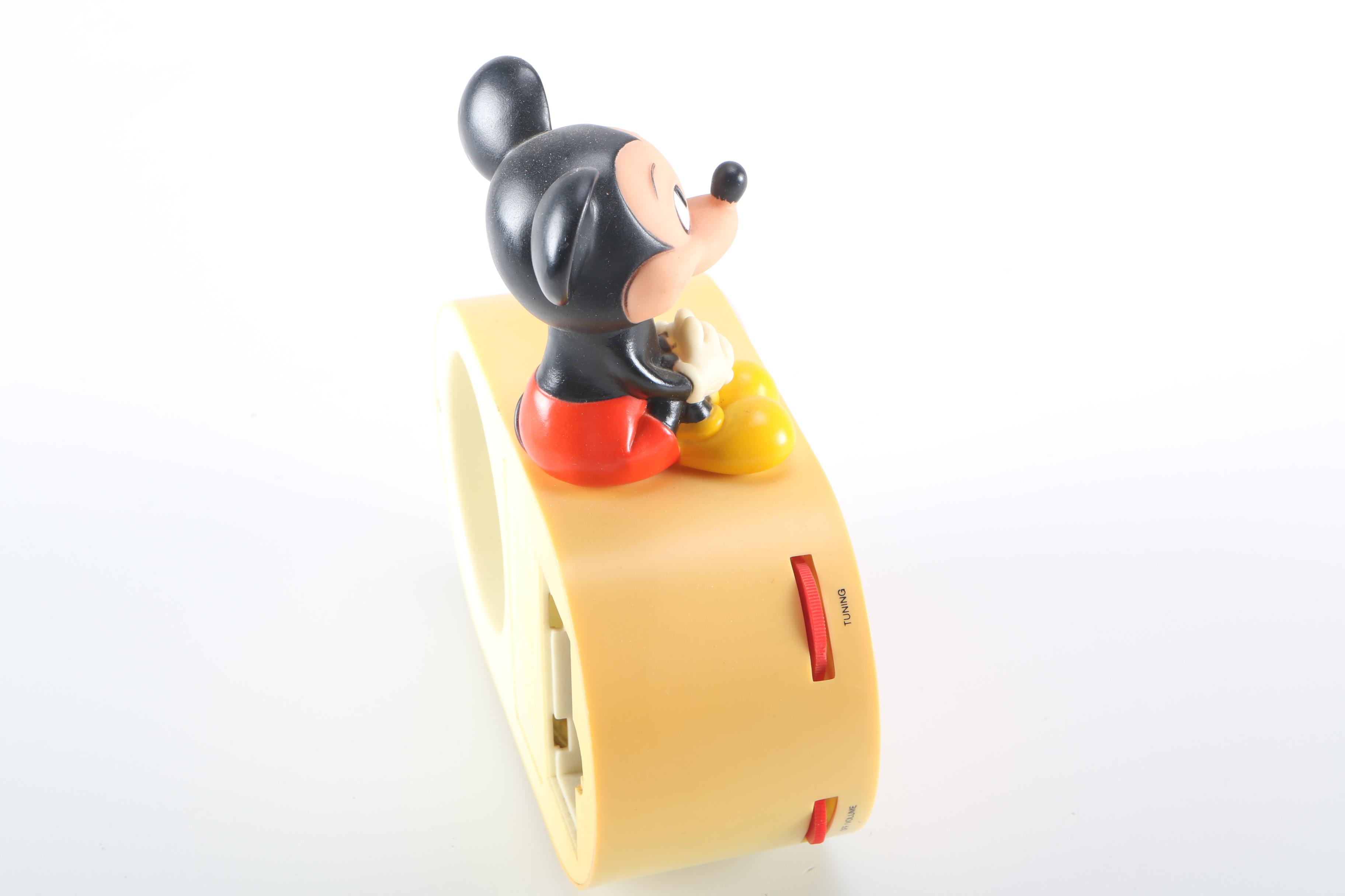 1950s and 1970s Mickey Mouse Clocks