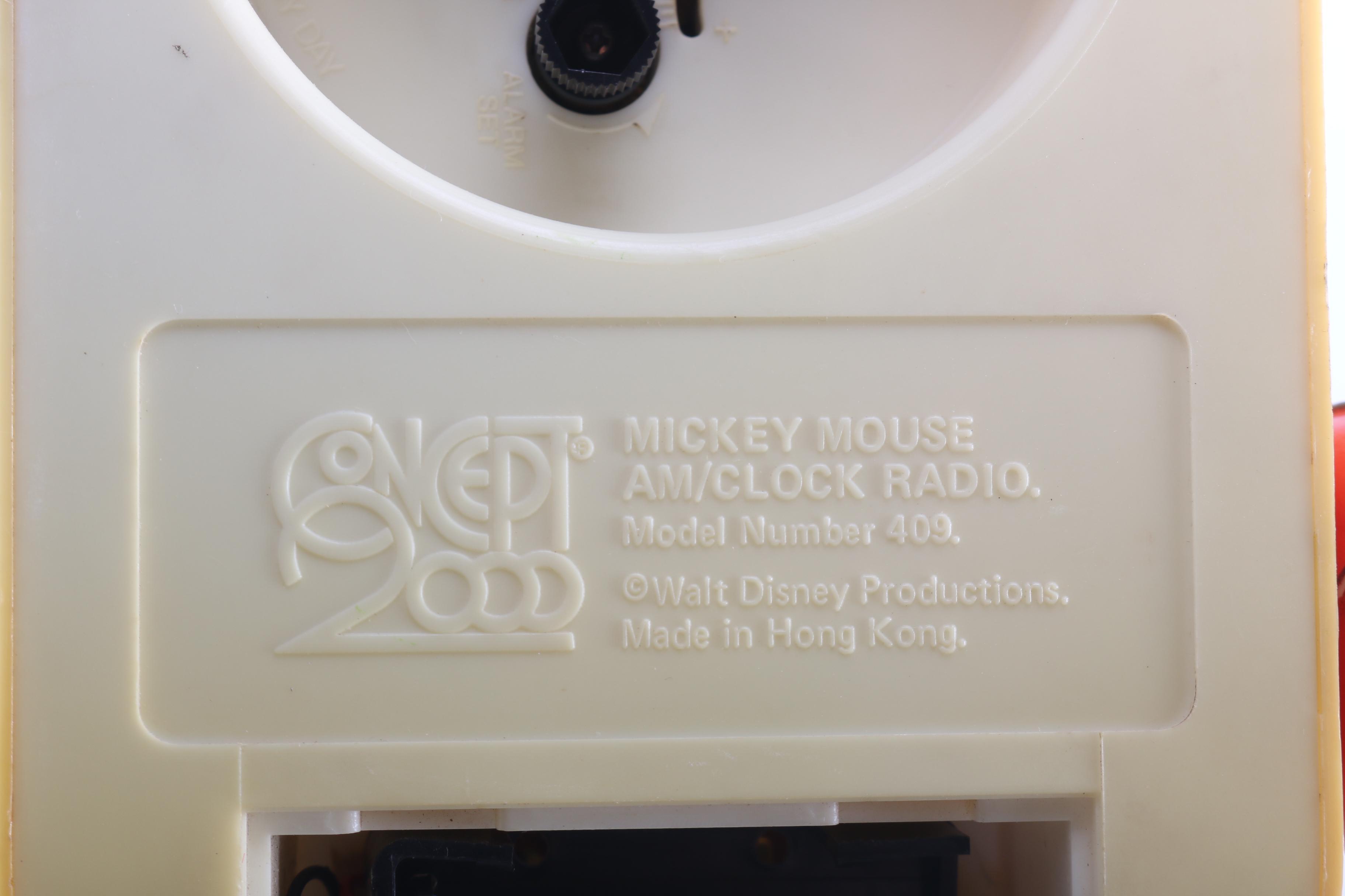 1950s and 1970s Mickey Mouse Clocks