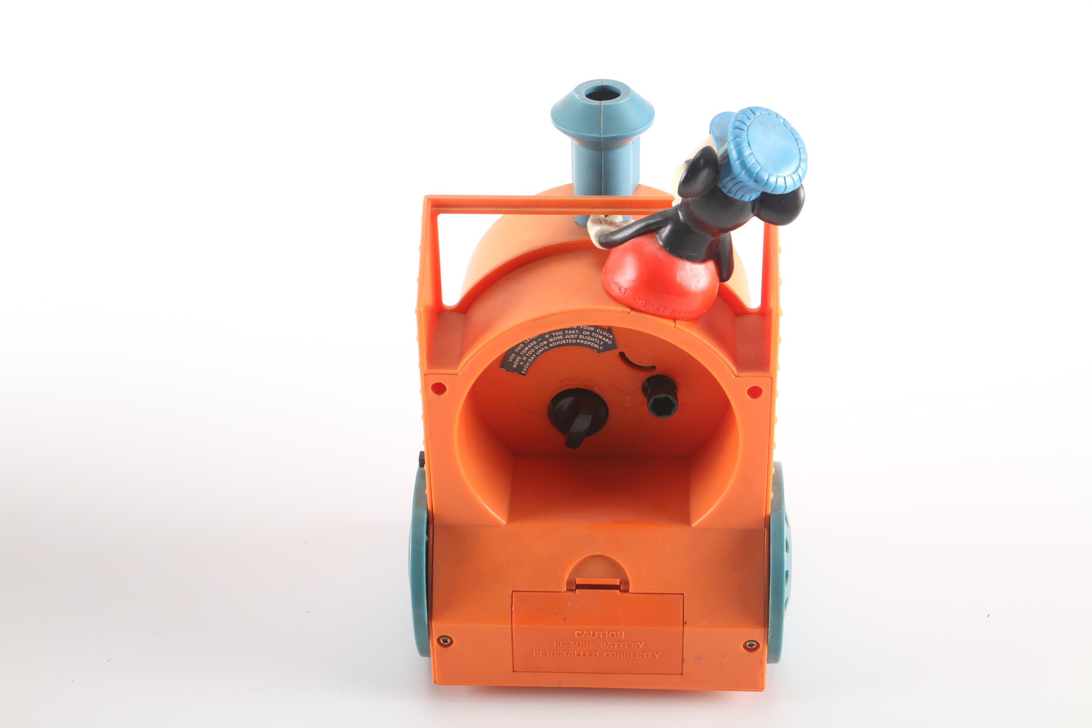 1950s and 1970s Mickey Mouse Clocks