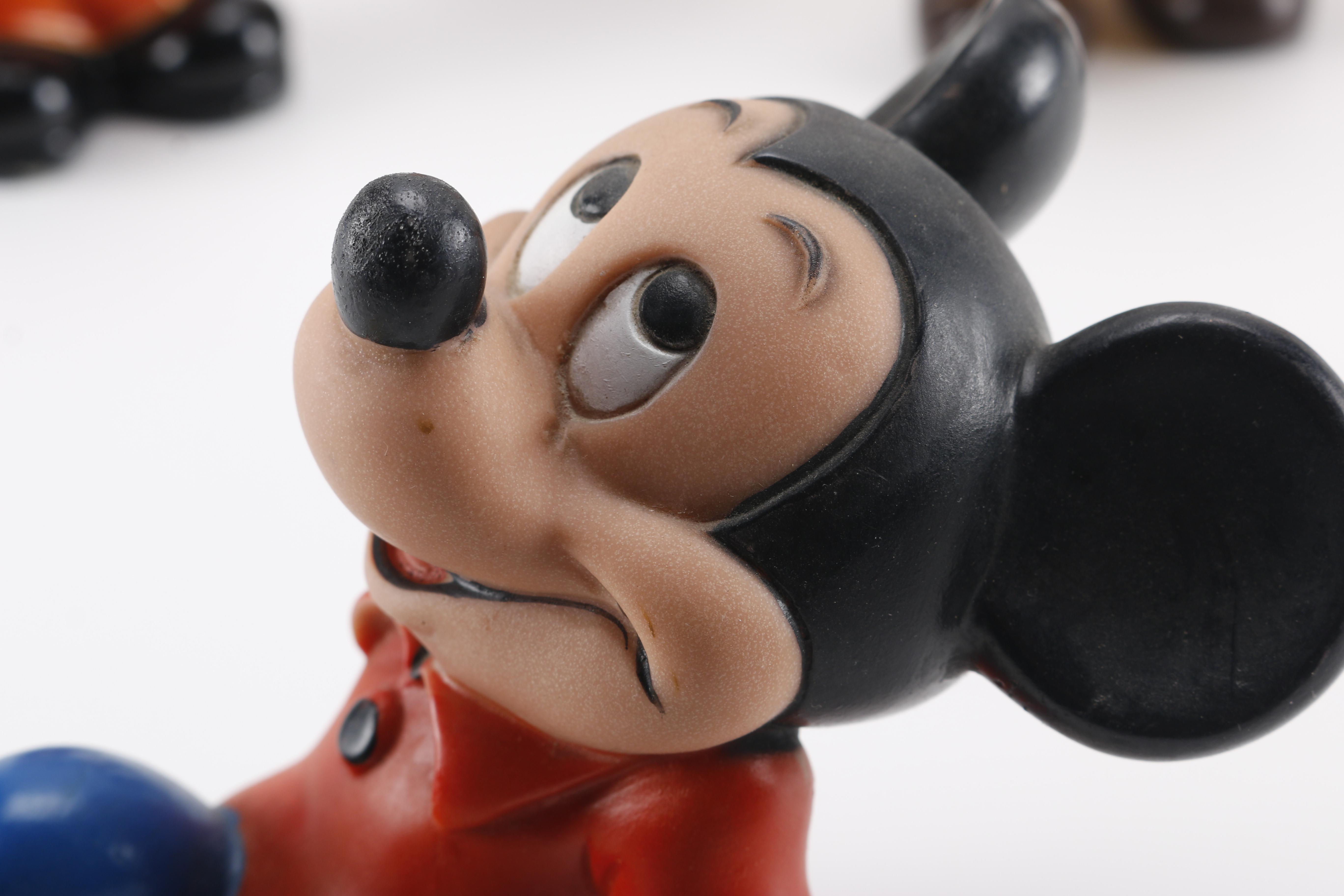 Seven Mickey Mouse Figures