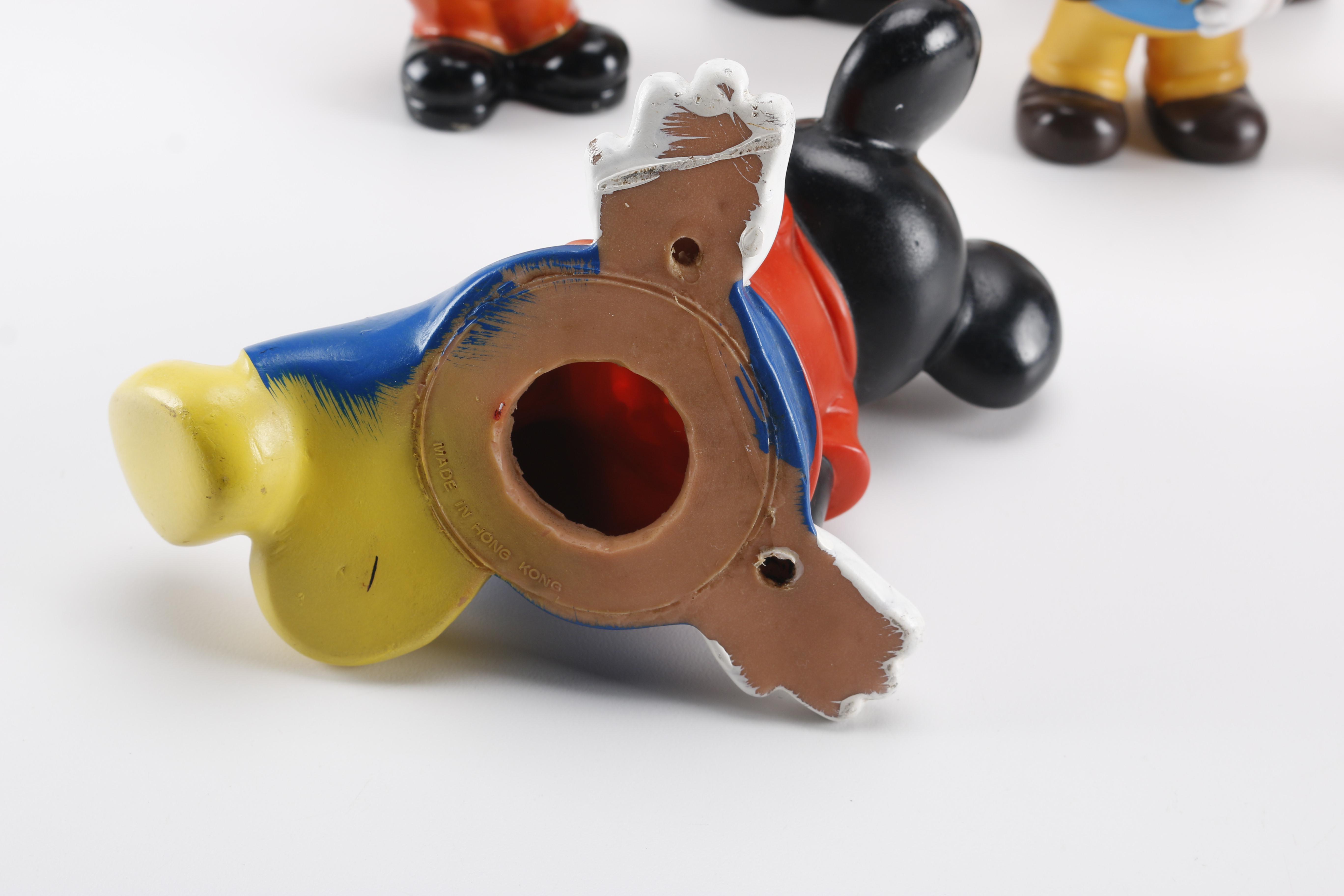 Seven Mickey Mouse Figures