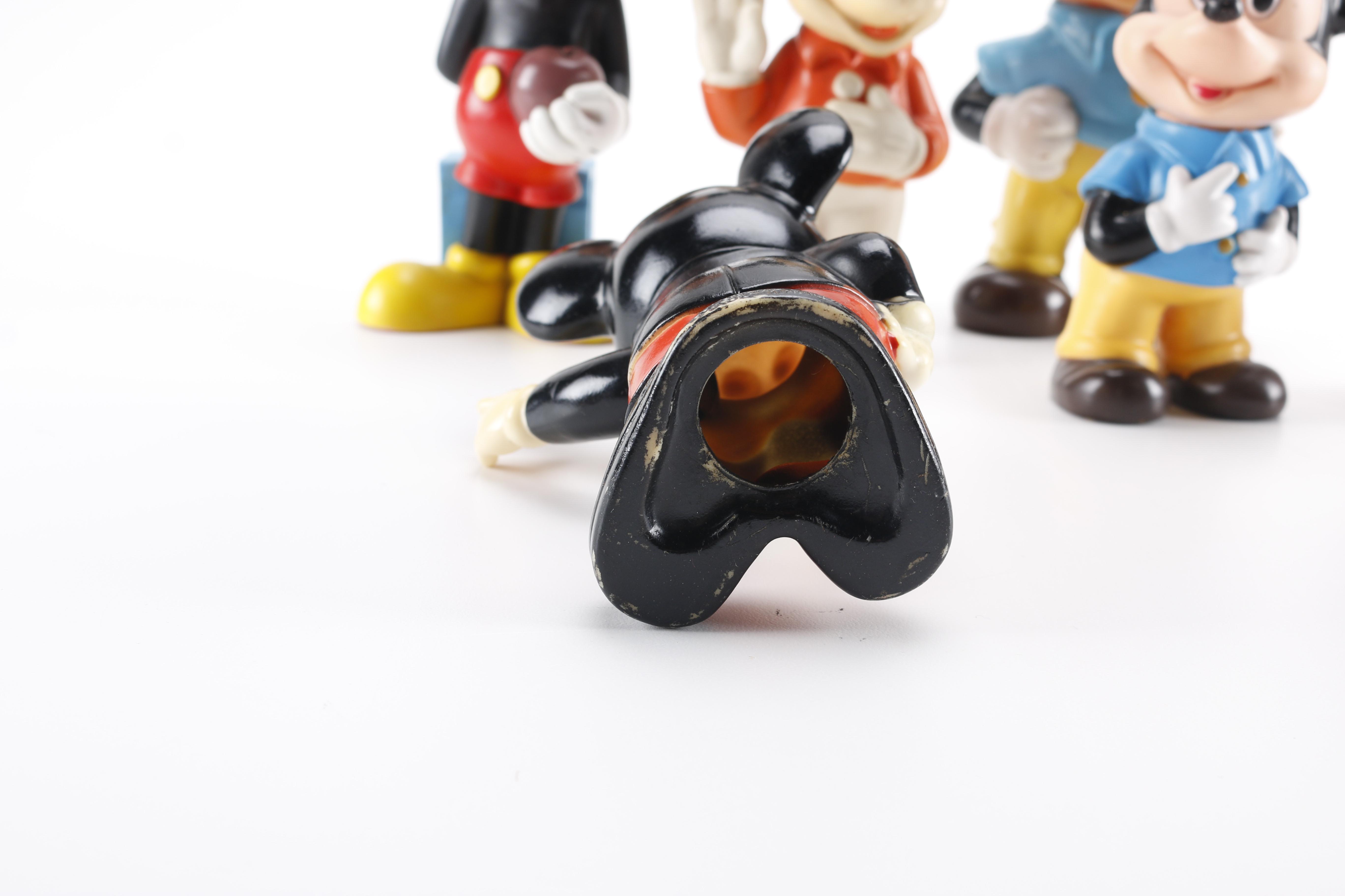 Seven Mickey Mouse Figures