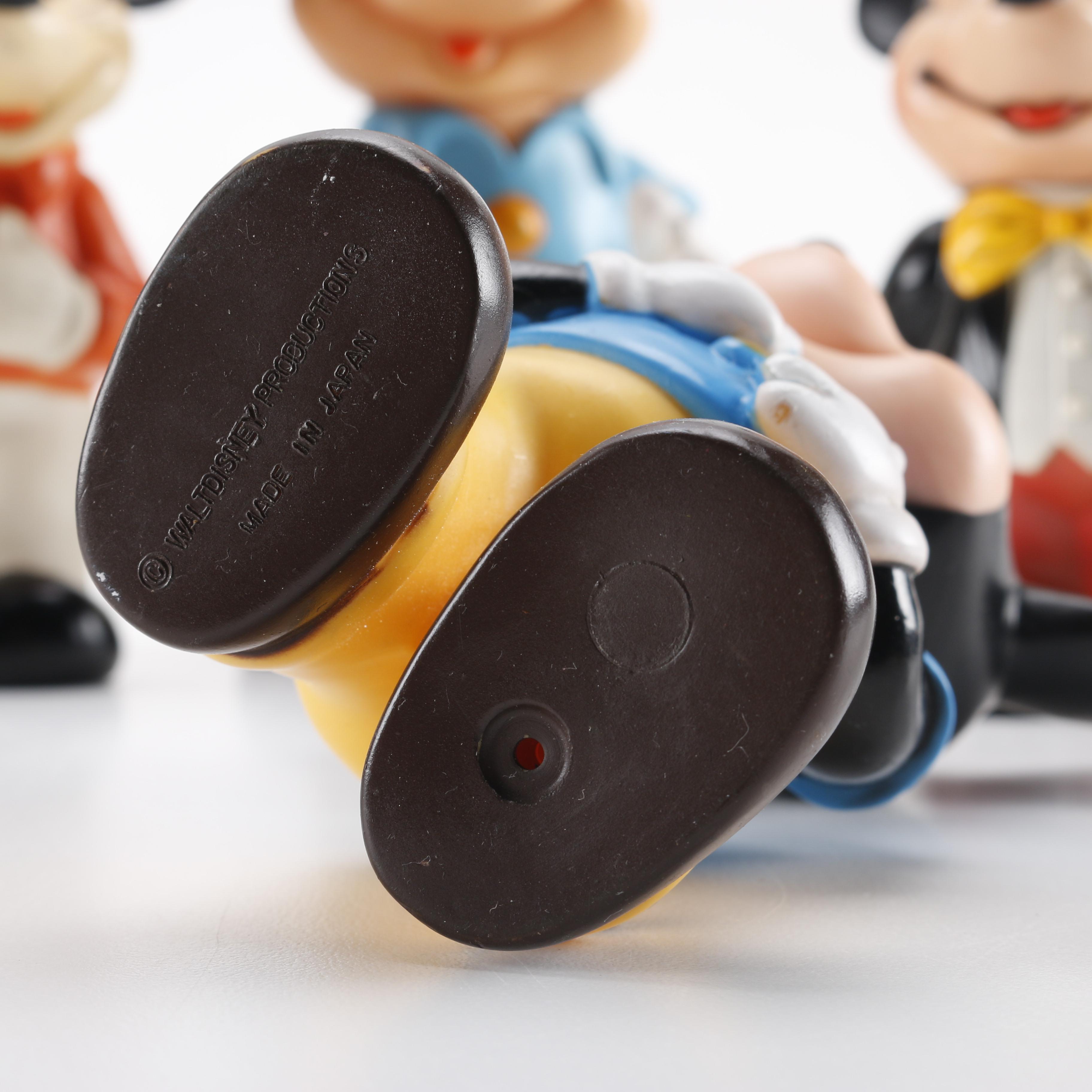 Seven Mickey Mouse Figures