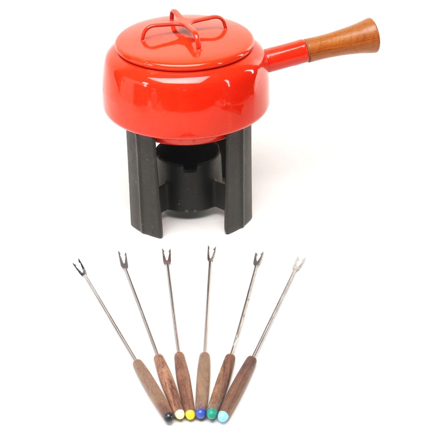 Mid-Century Dansk Kobenstyle Fondue Set