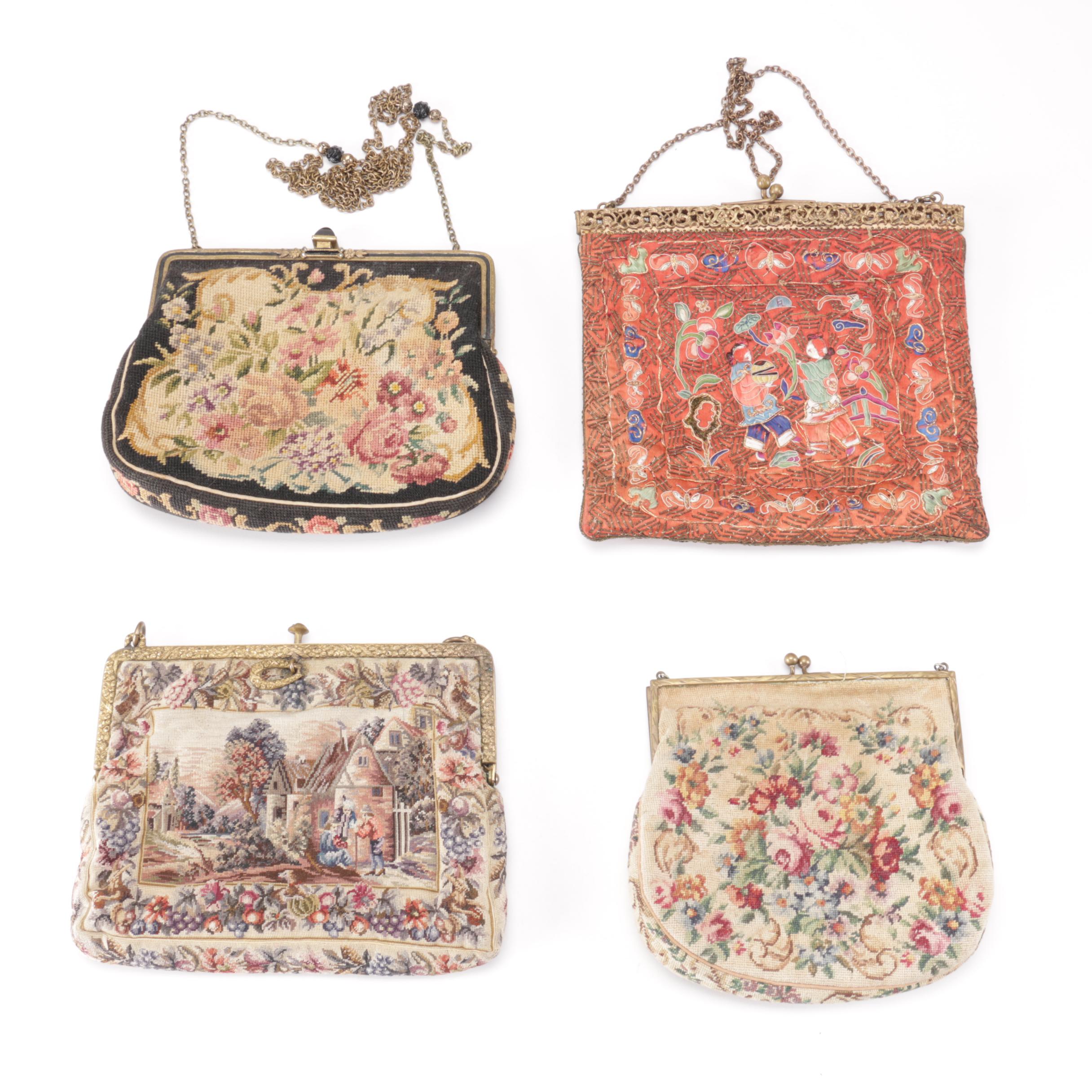 Assorted Vintage Cloth Handbags