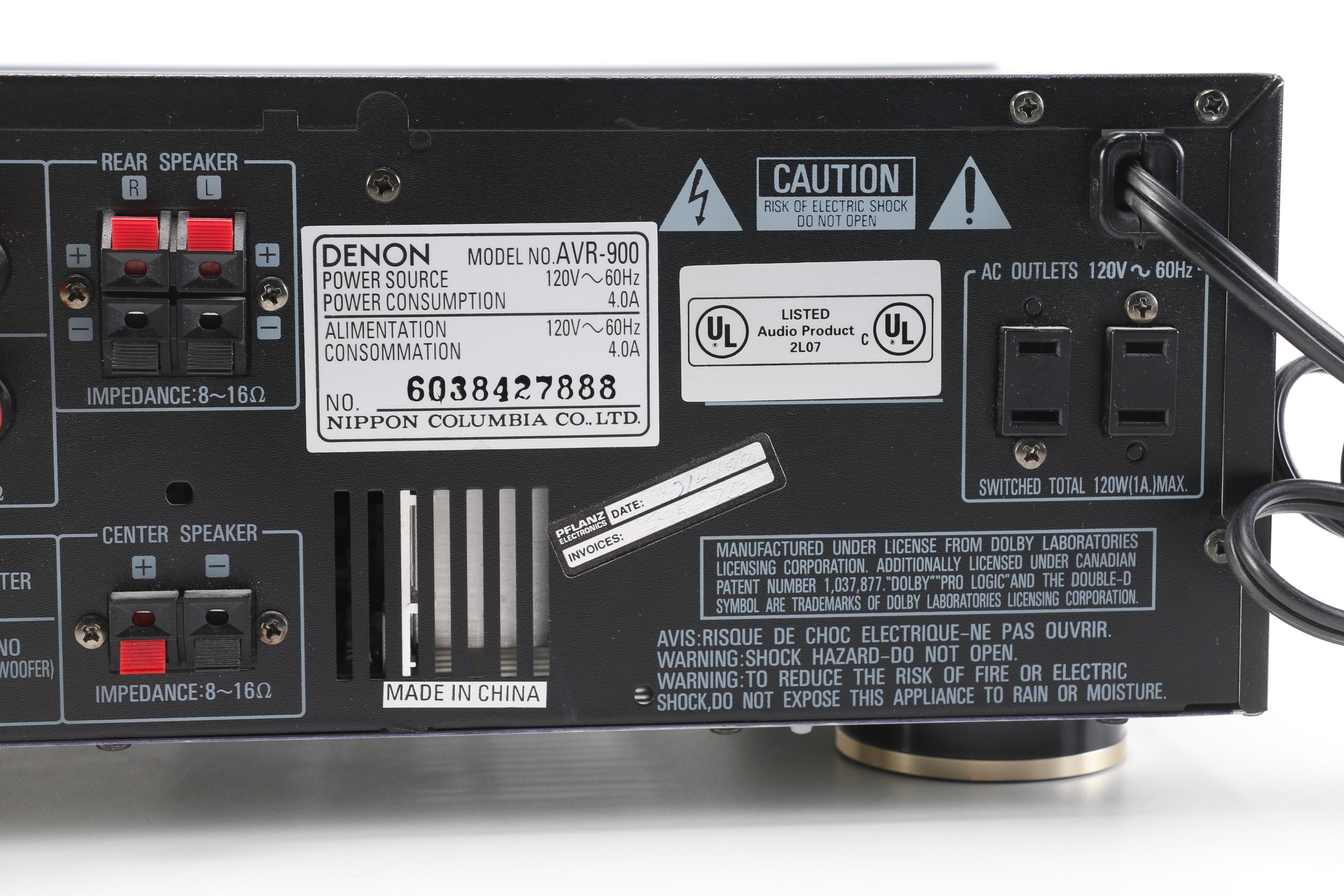 Denon Precision Audio AV Receiver