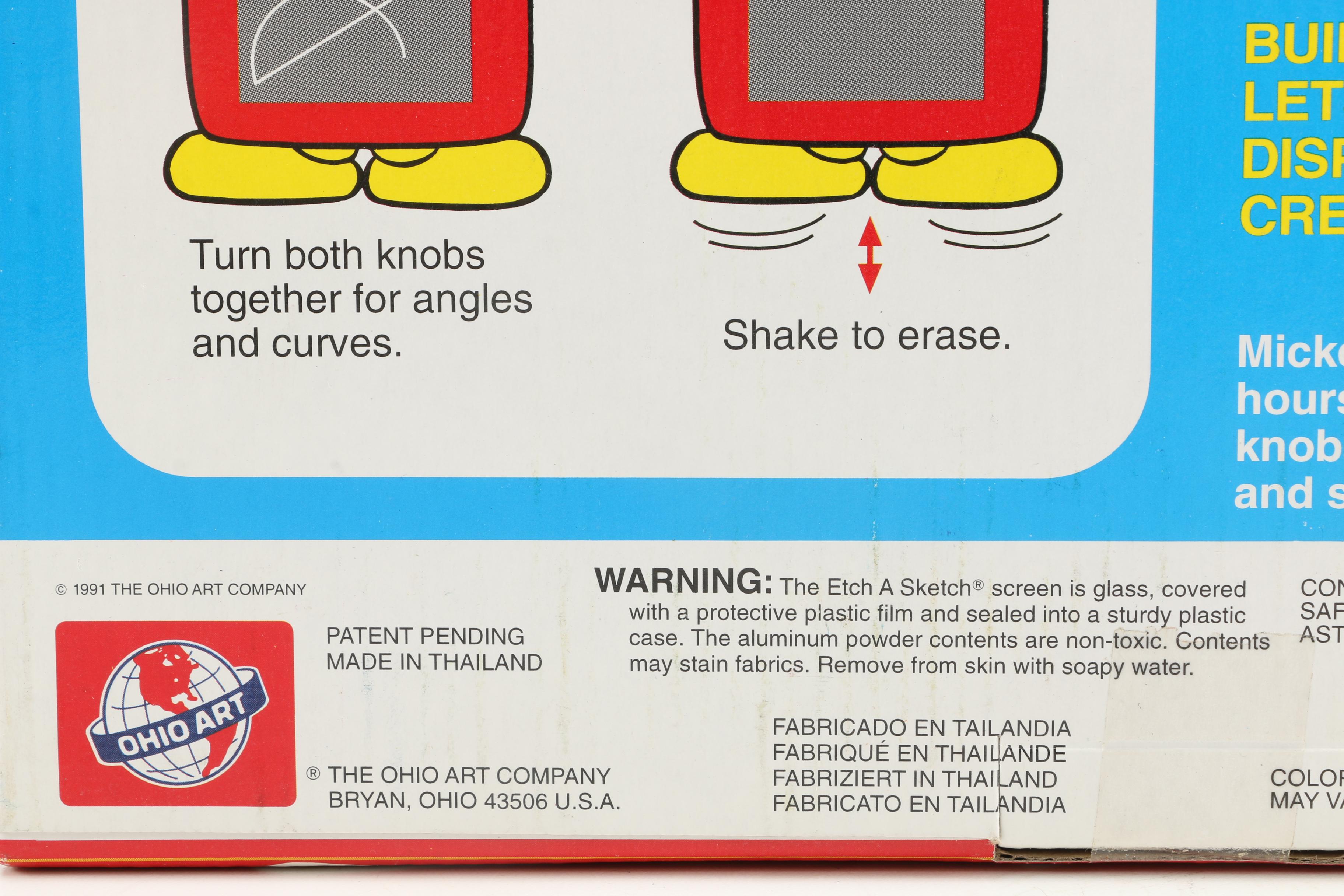 Vintage Mickey Mouse Playhouse, Roller Skates, and Toys