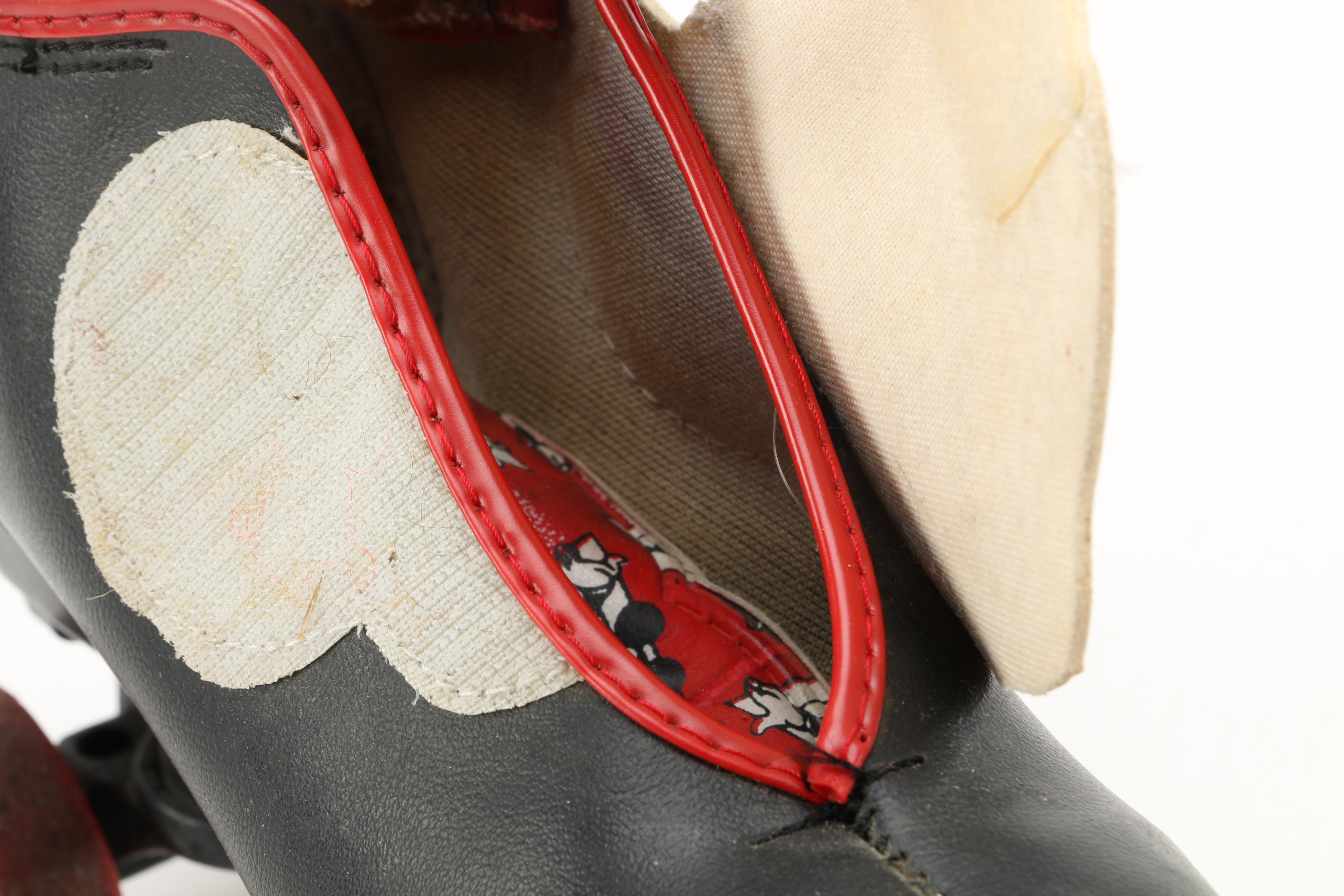 Vintage Mickey Mouse Playhouse, Roller Skates, and Toys